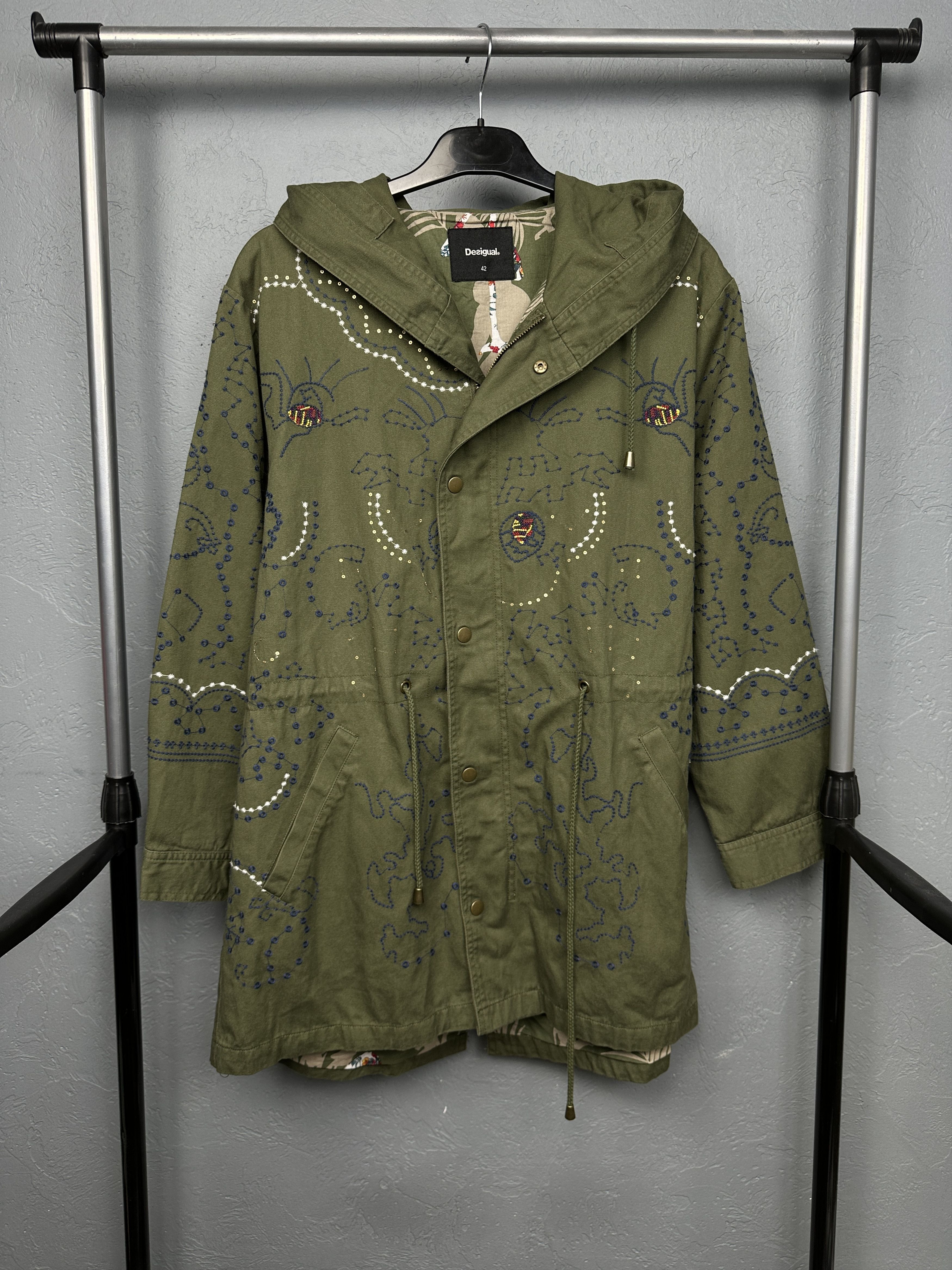 Desigual Desigual Womens Long Jacket Size M / US 6-8 / IT 42-44 - 1 Thumbnail