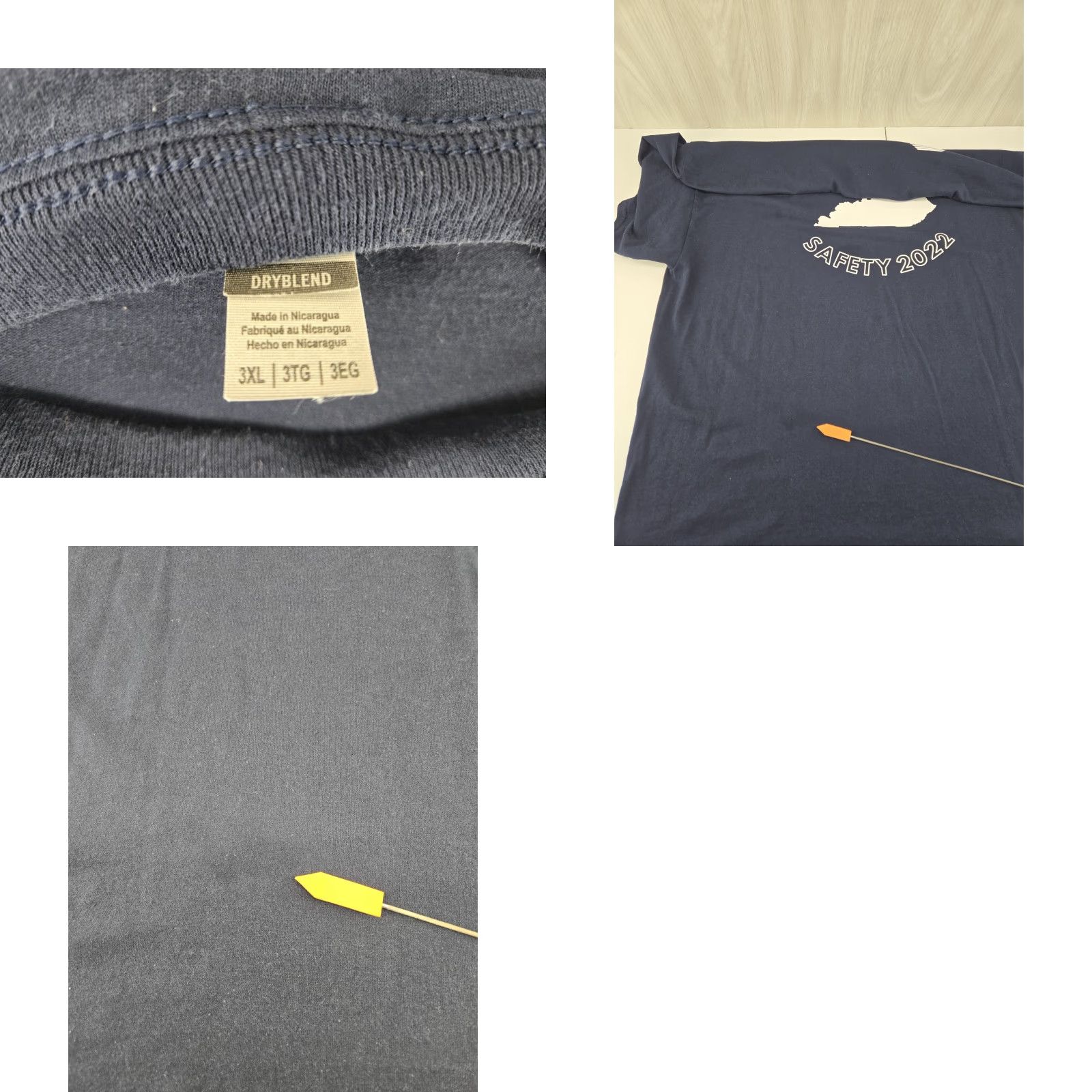 Gildan Gildan T-Shirt SPOT Steel Technologies STTX Ghent Safty 2022 Kentucky KY Blue 3XL Short Sleeve Graphic Tee Men Regular Size US XXL / EU 58 / 5 - 9 Thumbnail