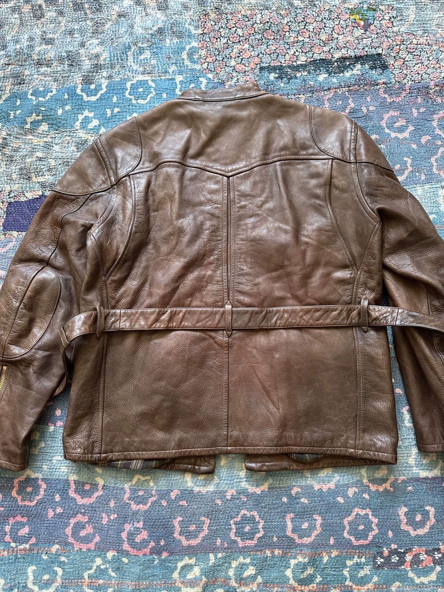Other Wild Bullhide Leather Biker Jacket L Slight Wear Big Zipper Size US L / EU 52-54 / 3 - 2 Thumbnail