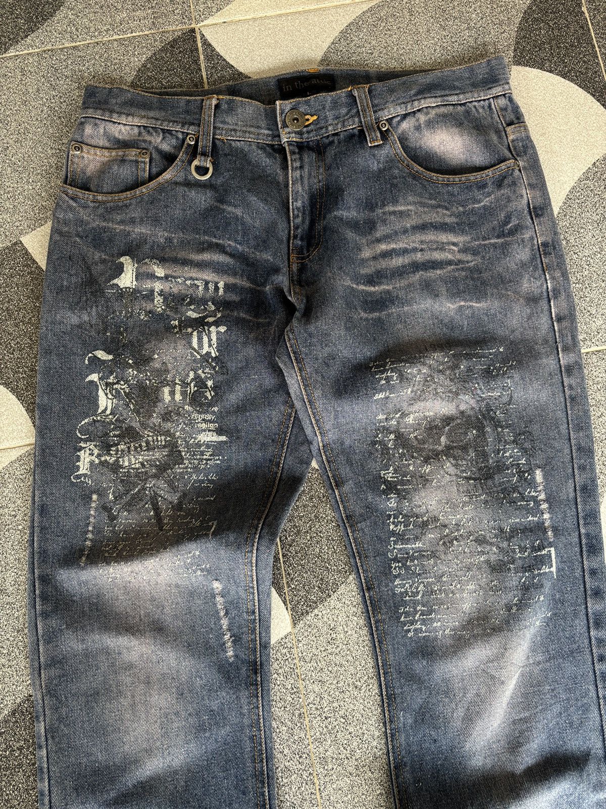 In The Attic Y2K in the attic poem denim Size US 32 / EU 48 - 3 Thumbnail
