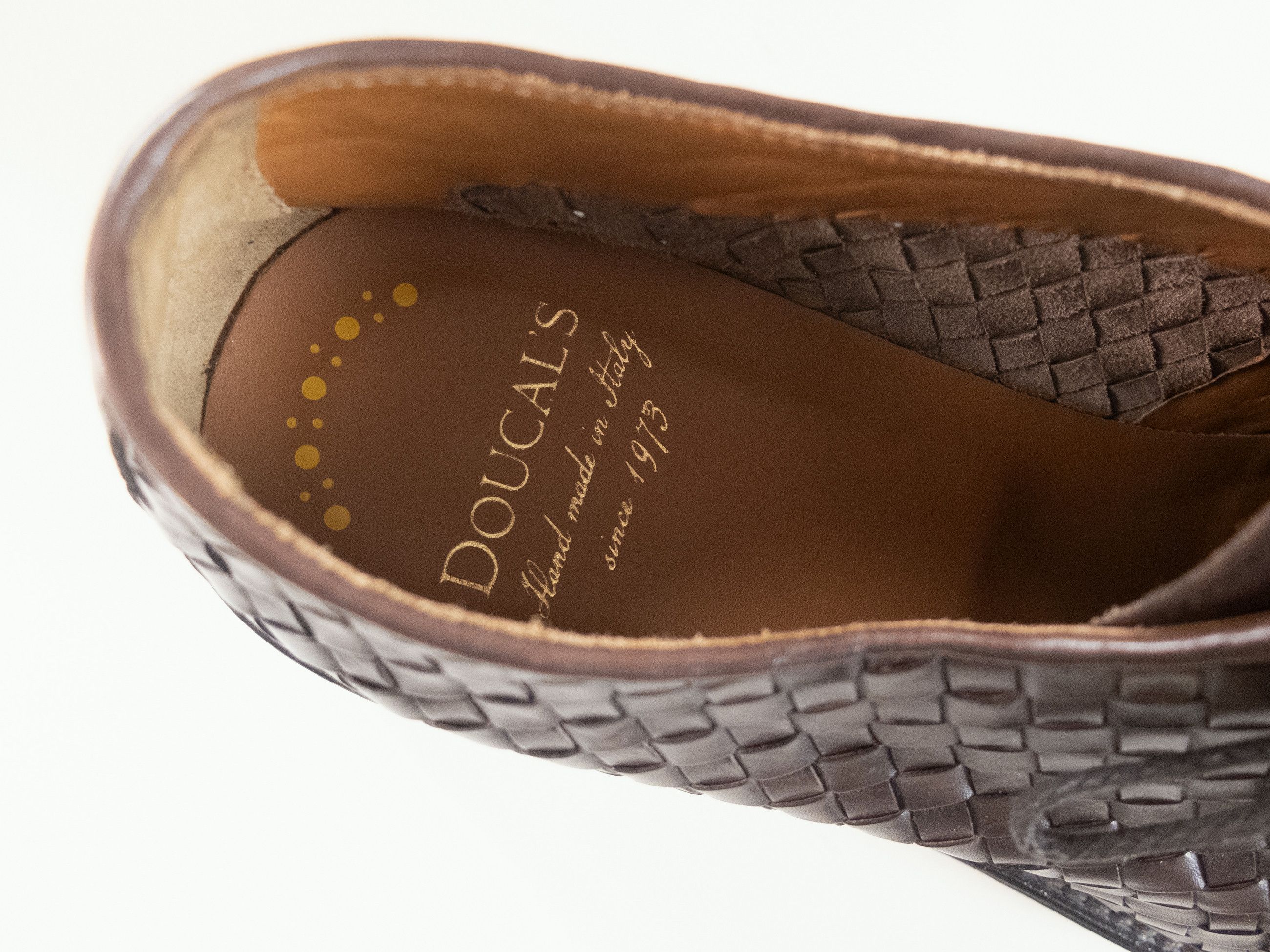 Doucal's DOUCAL'S brown straw woven leather Derby shoes 12 45 Size US 12 / EU 45 - 5 Thumbnail