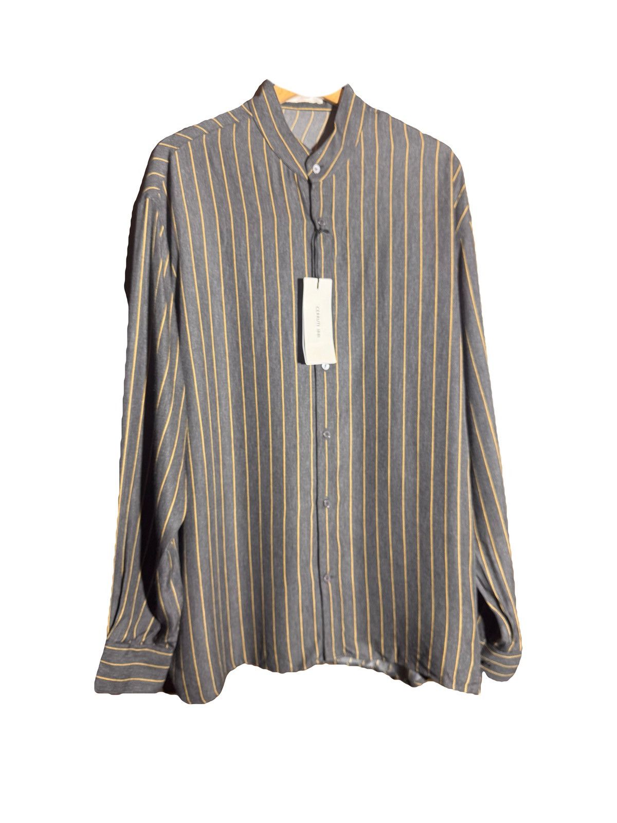 Cerruti 1881 cerruti 1881 oversized fluid stripped shirt 38 runway Size US S / EU 44-46 / 1 - 1 Thumbnail