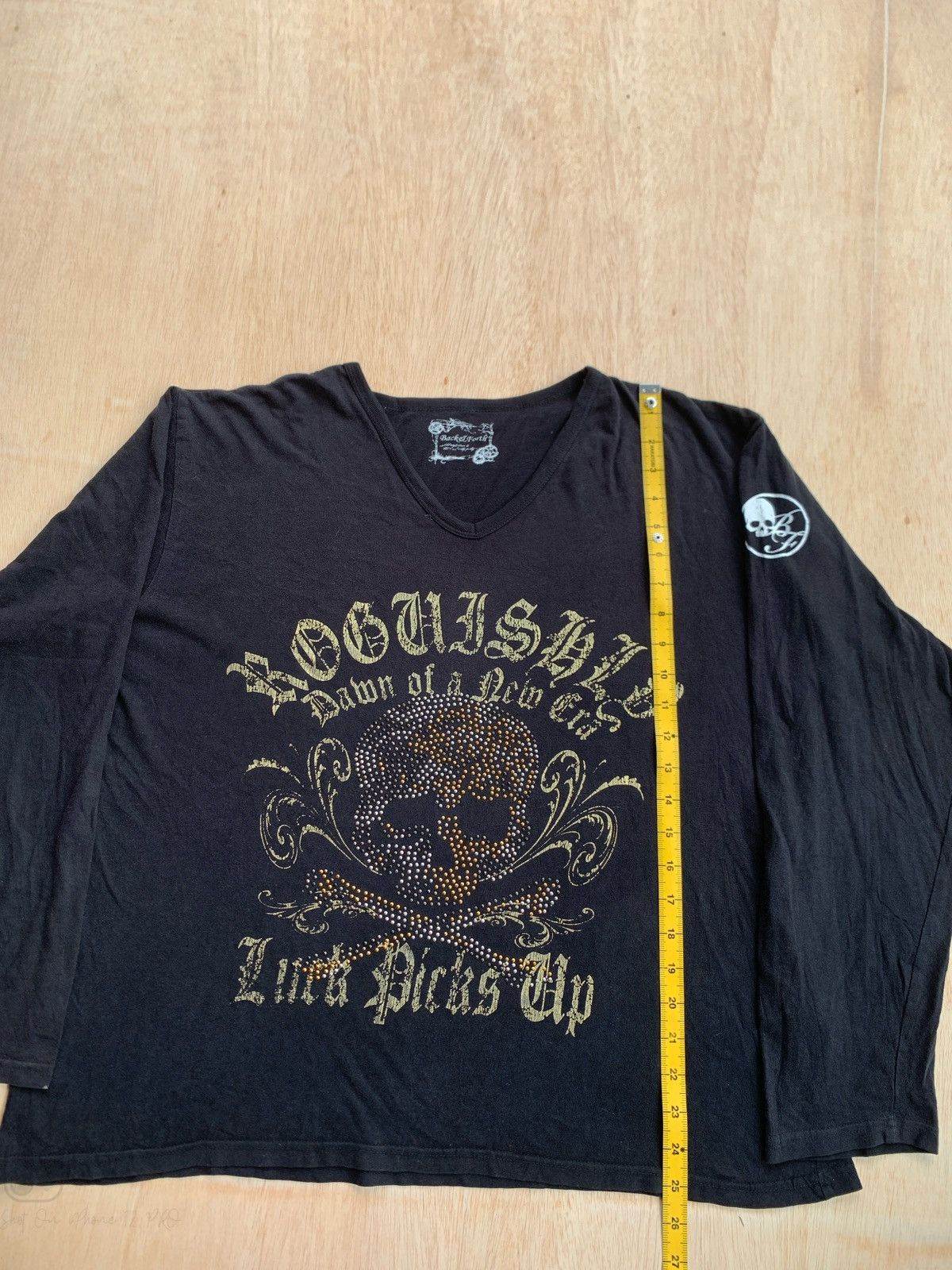 If Six Was Nine × Japanese Brand × Le Grande Bleu (L.G.B.) Y2k Back Lforth Skull Ifsixwasnine Lgb Style Longsleeve Size US XL / EU 56 / 4 - 8 Thumbnail