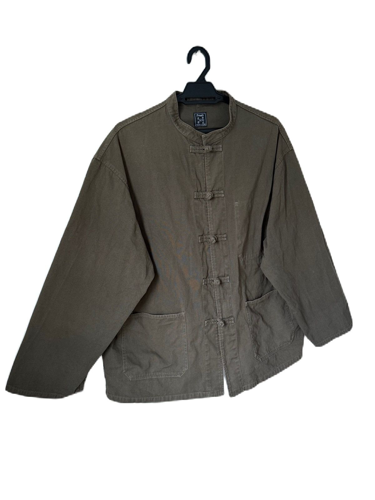 Needles Freaks Store Japanese Brand Style Work Jacket Olive Size US M / EU 48-50 / 2 - 2 Thumbnail