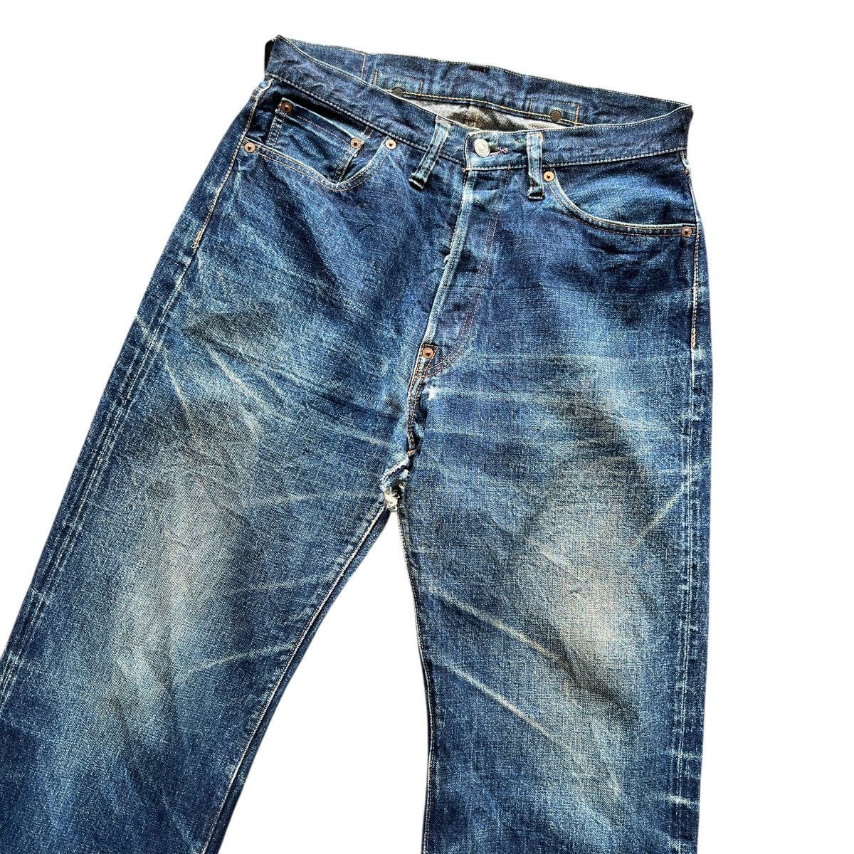 Denime 🔥 Denime Authentic Lot 669 Selvedge Hidden Rivet Denim Jeans Size US 30 / EU 46 - 6 Thumbnail