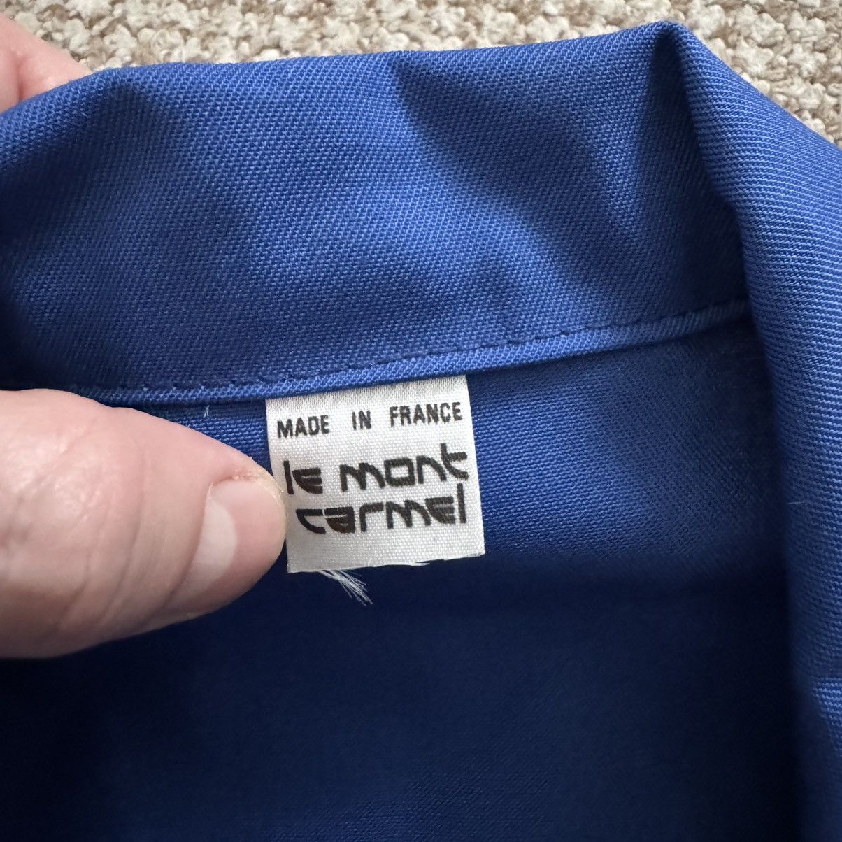 Le Laboureur Le Mont Carmel French Vintage Works Jacket Made In France 🇫🇷 Size US S / EU 44-46 / 1 - 3 Thumbnail