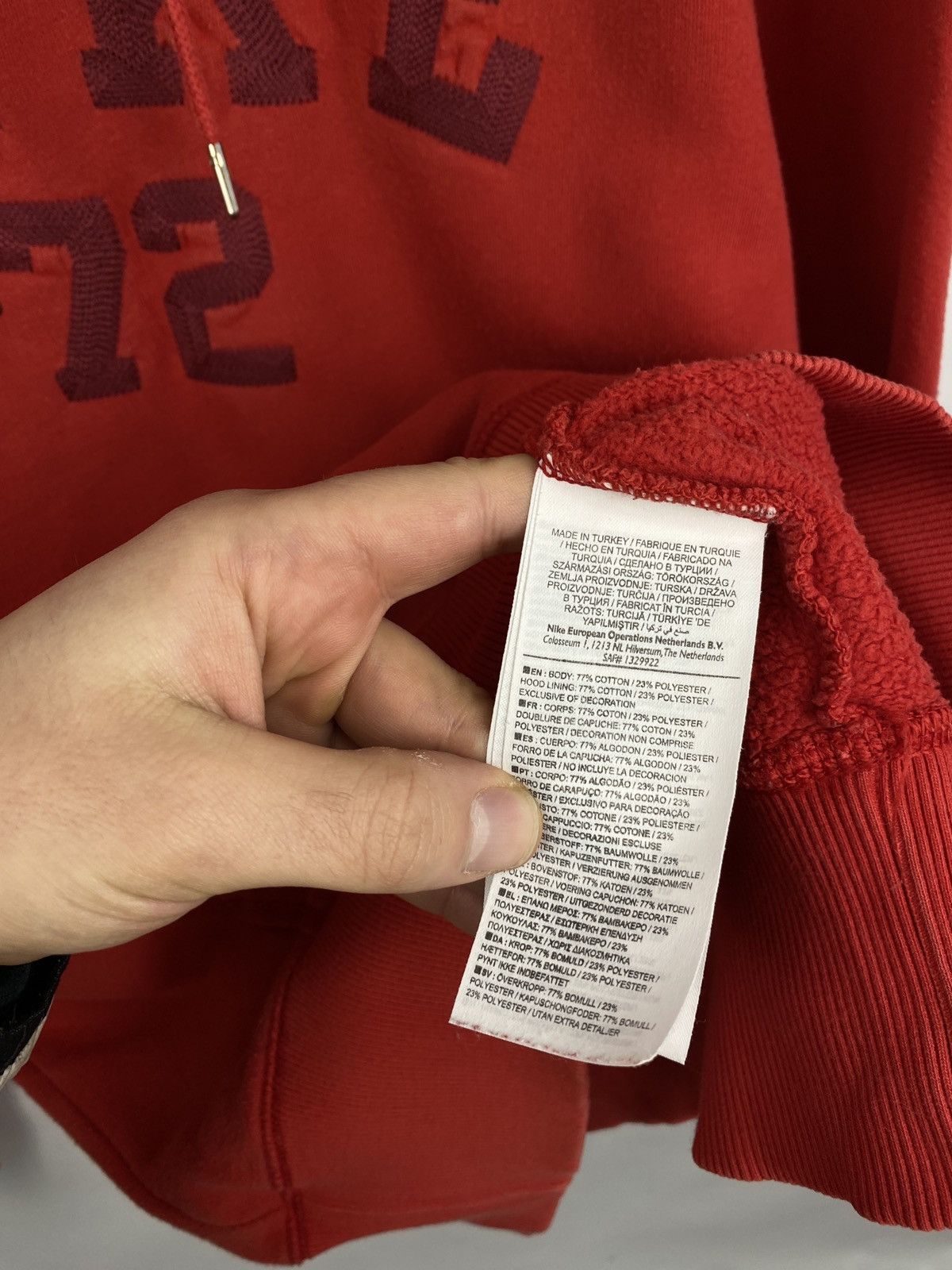 Nike 🇺🇸 Vintage 90s Nike Athletic Hoodie Rare Retro Y2K Hype Size US L / EU 52-54 / 3 - 6 Thumbnail