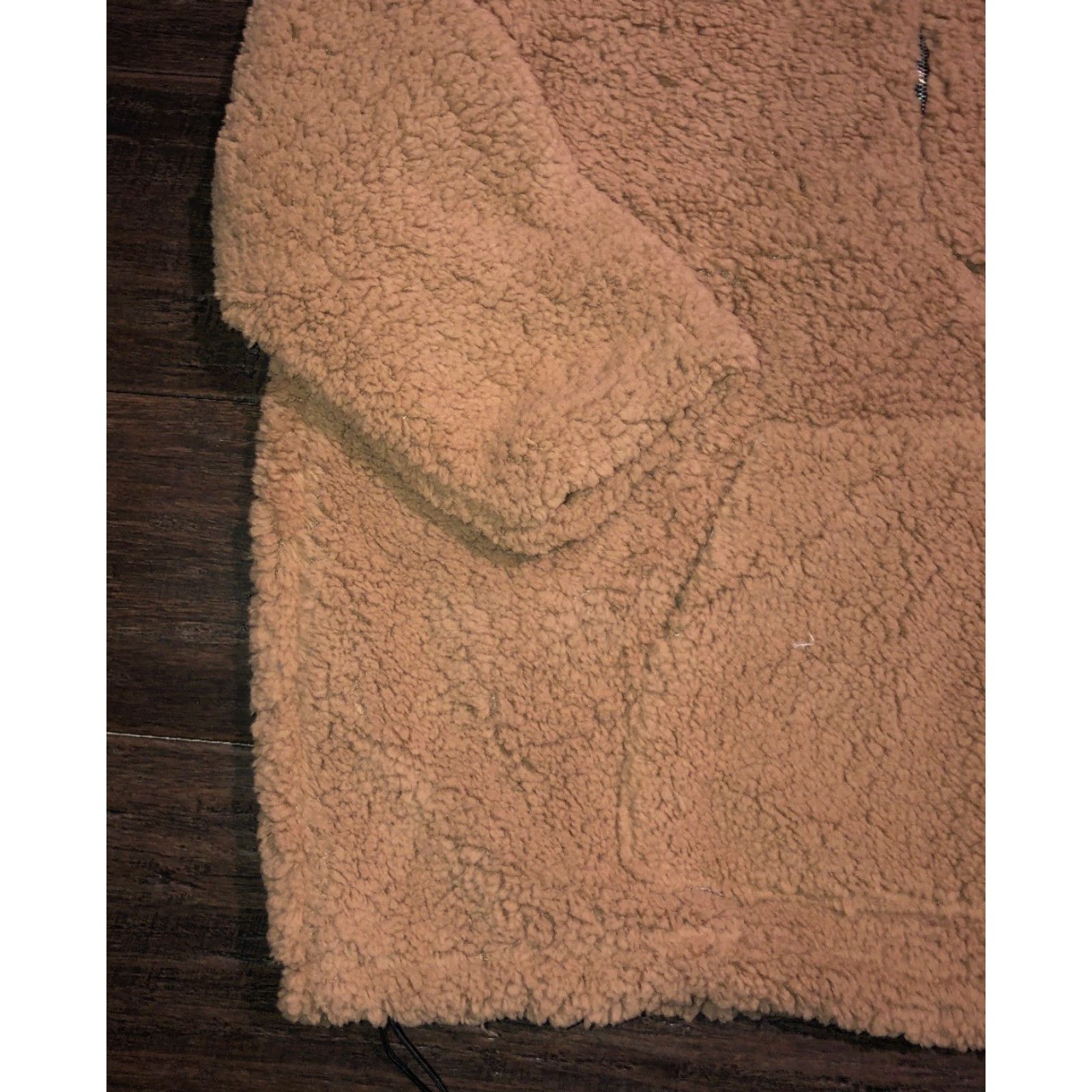 Vintage Mascallier Maison Jacket Womens Brown Fleece/Faux Fur Size 12 NEW Monkey Fleece Size XL / US 12-14 / IT 48-50 - 3 Thumbnail