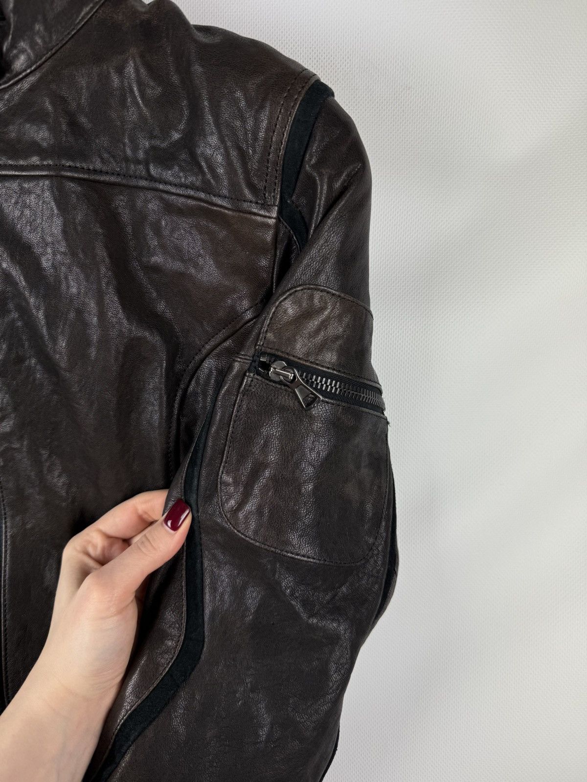 Dainese Dainese Ladies Leather Biker Racing Motorcycle Jacket Size M / US 6-8 / IT 42-44 - 12 Thumbnail
