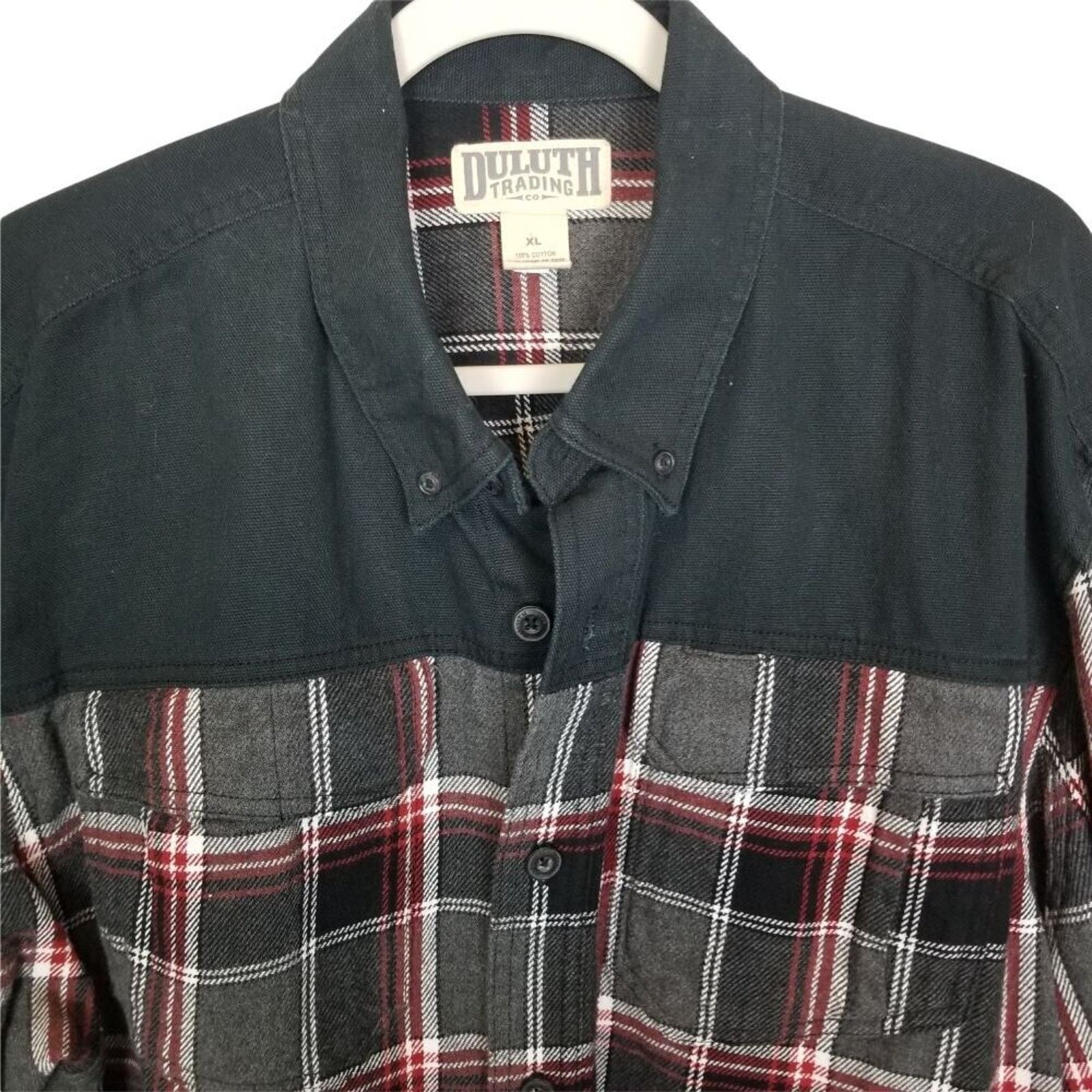 Duluth Trading Company Duluth Trading Co Flannel Shirt Plaid Sz XL Gorpcore Utility Size US XL / EU 56 / 4 - 2 Thumbnail