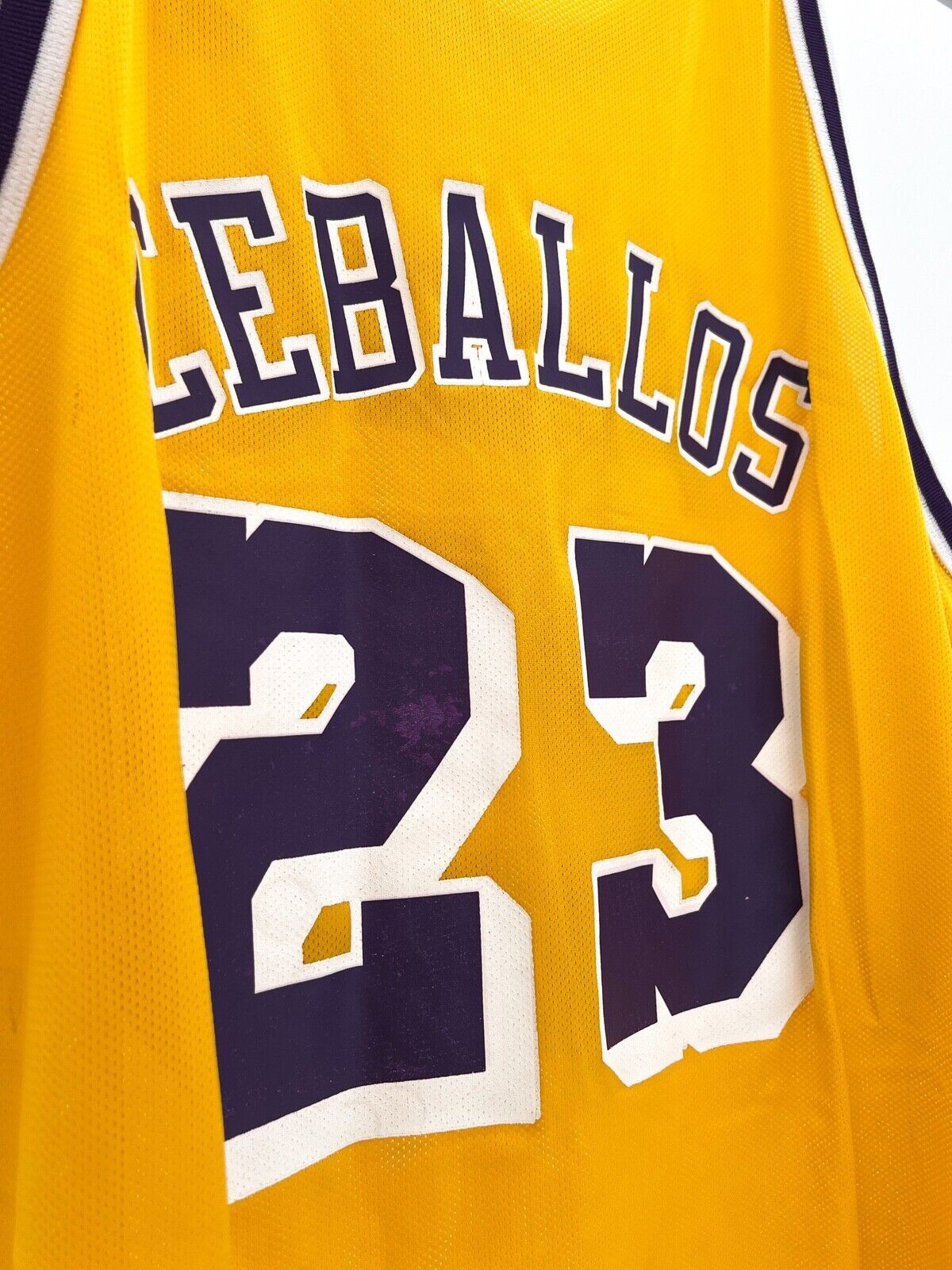 Champion Cedric Ceballos - LA Lakers - Champion NBA Vintage Jersey Size US XL / EU 56 / 4 - 4 Thumbnail