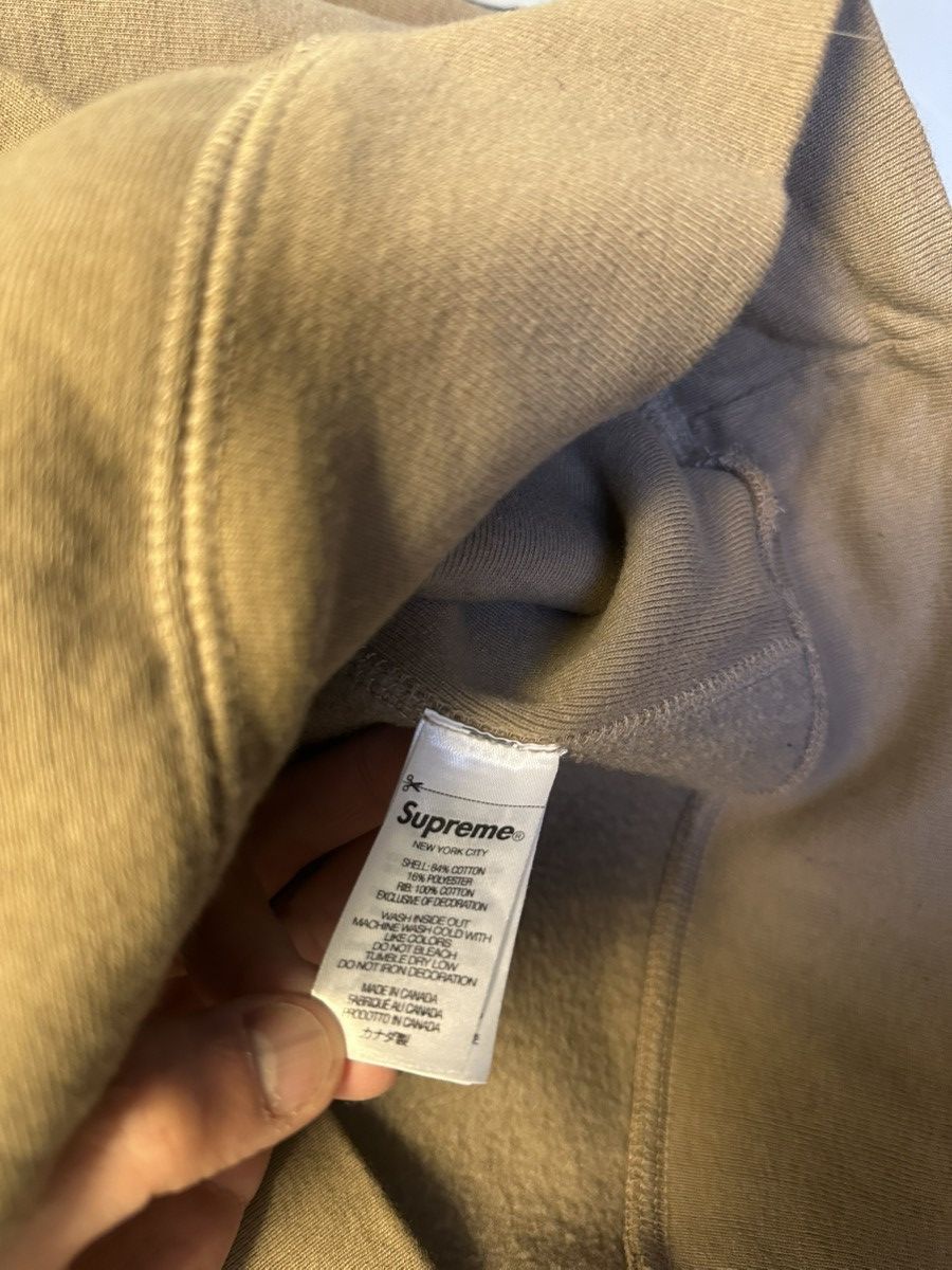 Supreme Supreme Box Logo Dark Sand Hoodie Size US M / EU 48-50 / 2 - 8 Thumbnail