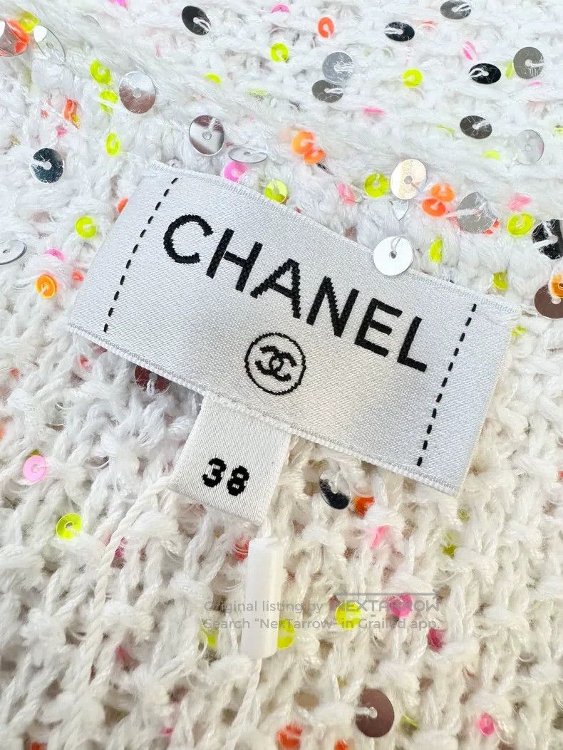 Chanel Chanel 24P Spring and Summer Preview White Colour Sequin E Size XS / US 0-2 / IT 36-38 - 8 Thumbnail