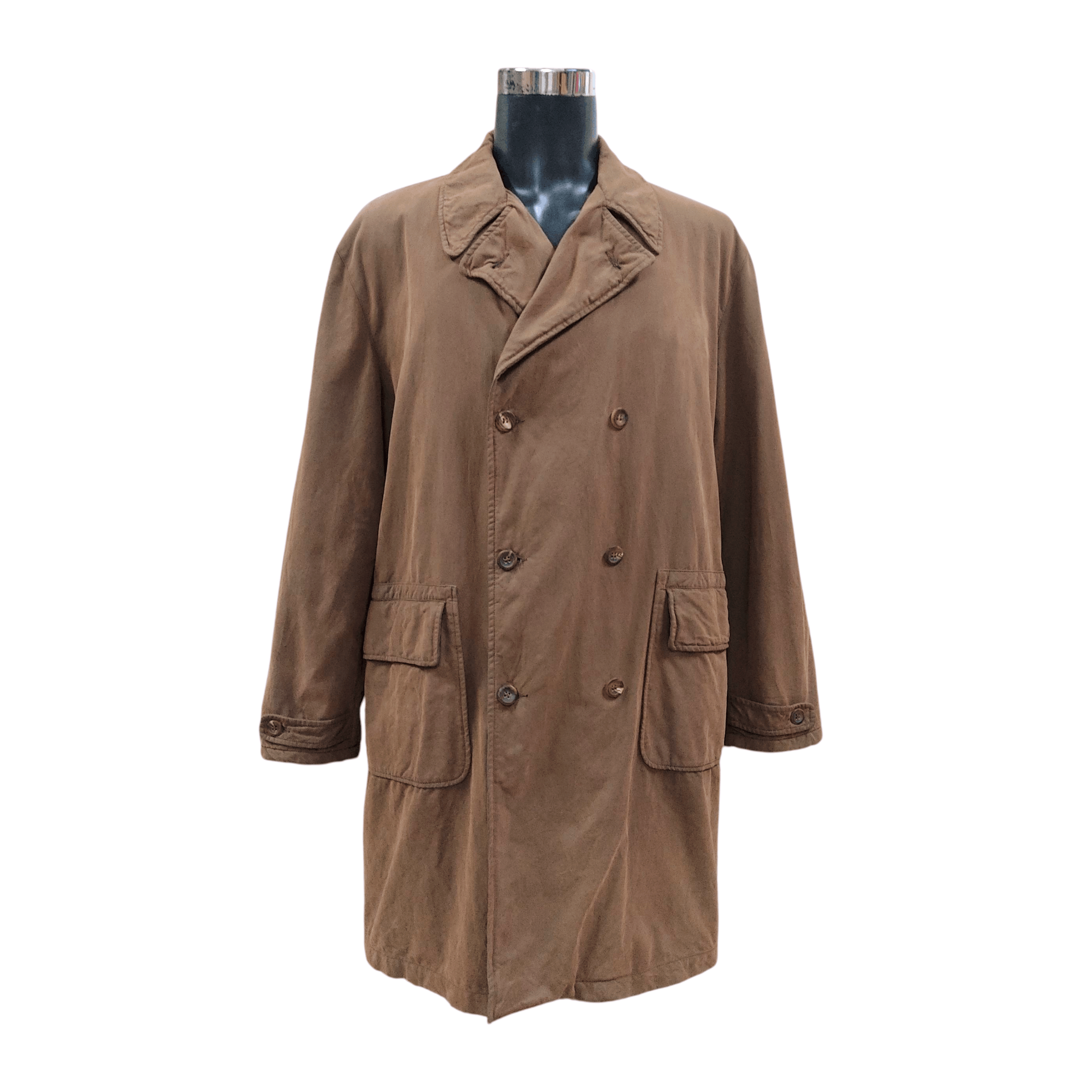 C.P. Company C.P. Company AW95 Double-Breasted Mackinaw Long Coat Size US XL / EU 56 / 4 - 2 Thumbnail