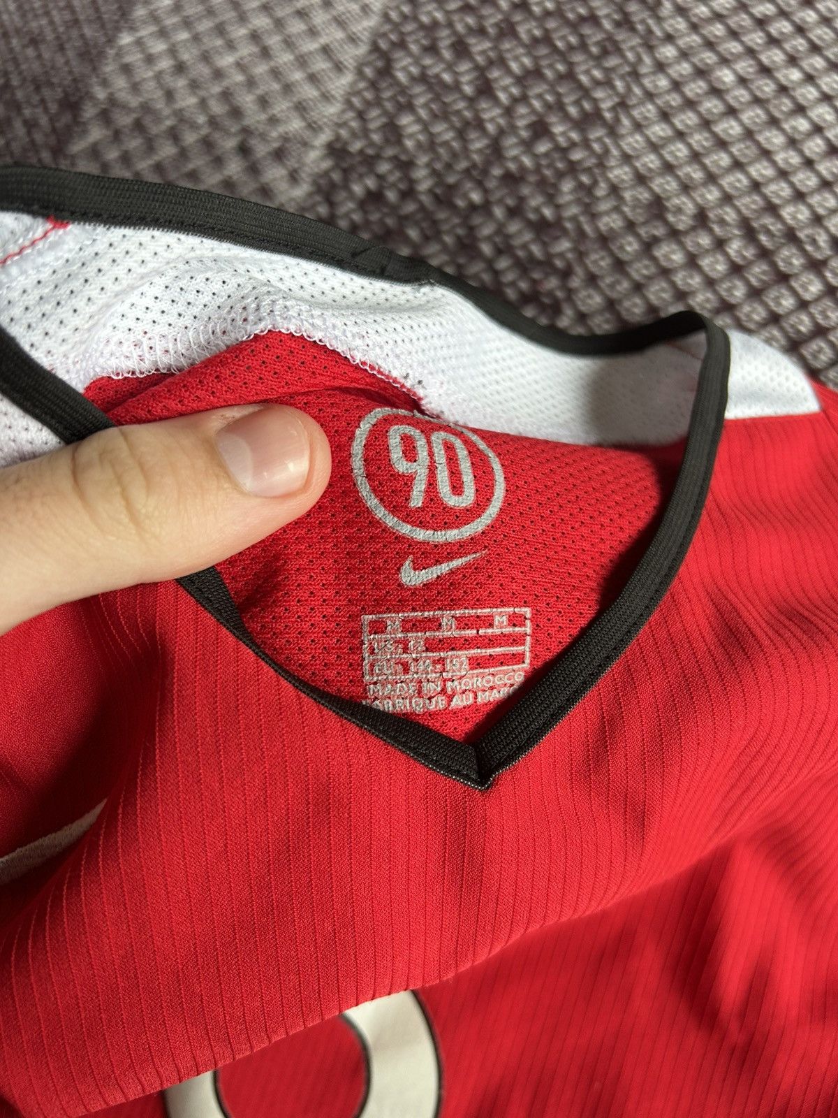 Nike × Vintage Manchester United 2004/2005 Home Shirt Youth Kids M 140-152 Size US XXS / EU 40 - 4 Thumbnail