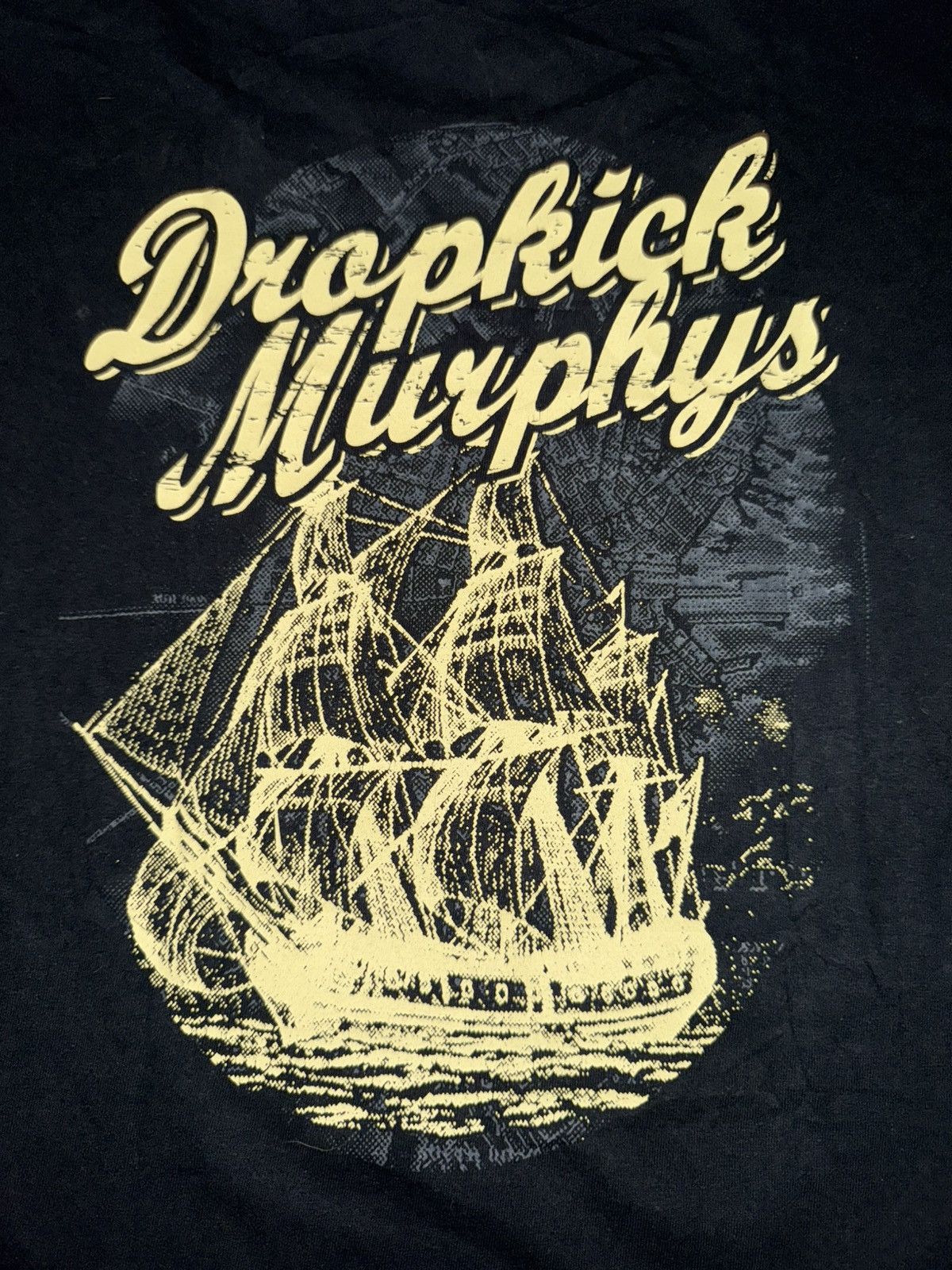 Other Vintage Dropkick Murphys Scally Skull Ship t shirt 2 sided Size US XL / EU 56 / 4 - 4 Thumbnail