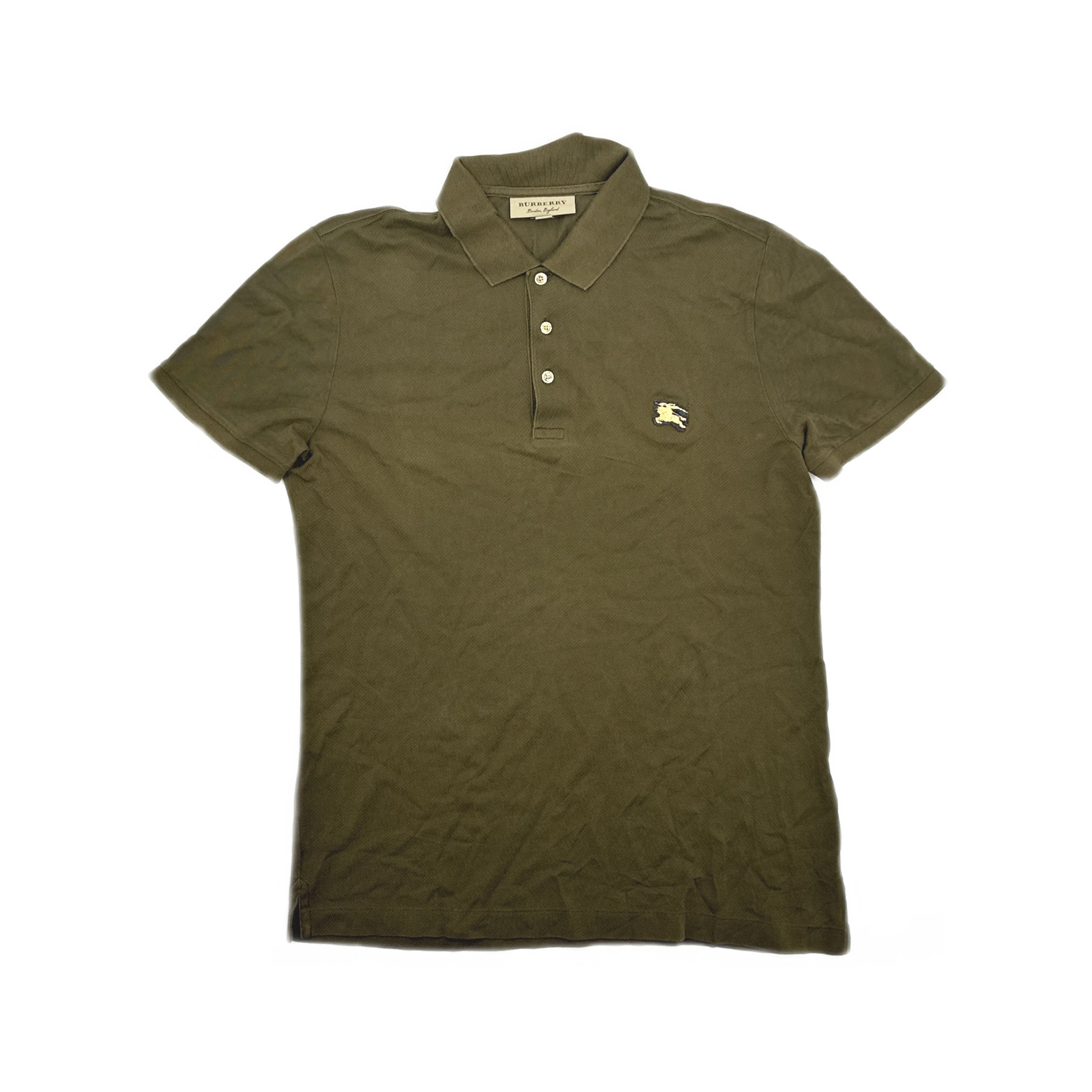 Burberry Burberry Olive Polo Size M Size US M / EU 48-50 / 2 - 1 Thumbnail