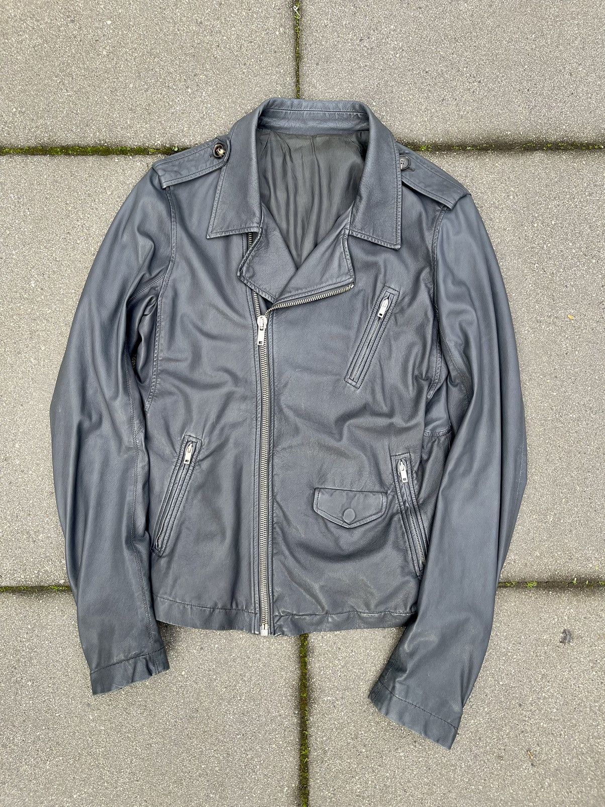 Rick Owens Backstrap mainline stooges leather jacket Korean exclusive Size US M / EU 48-50 / 2 - 1 Thumbnail
