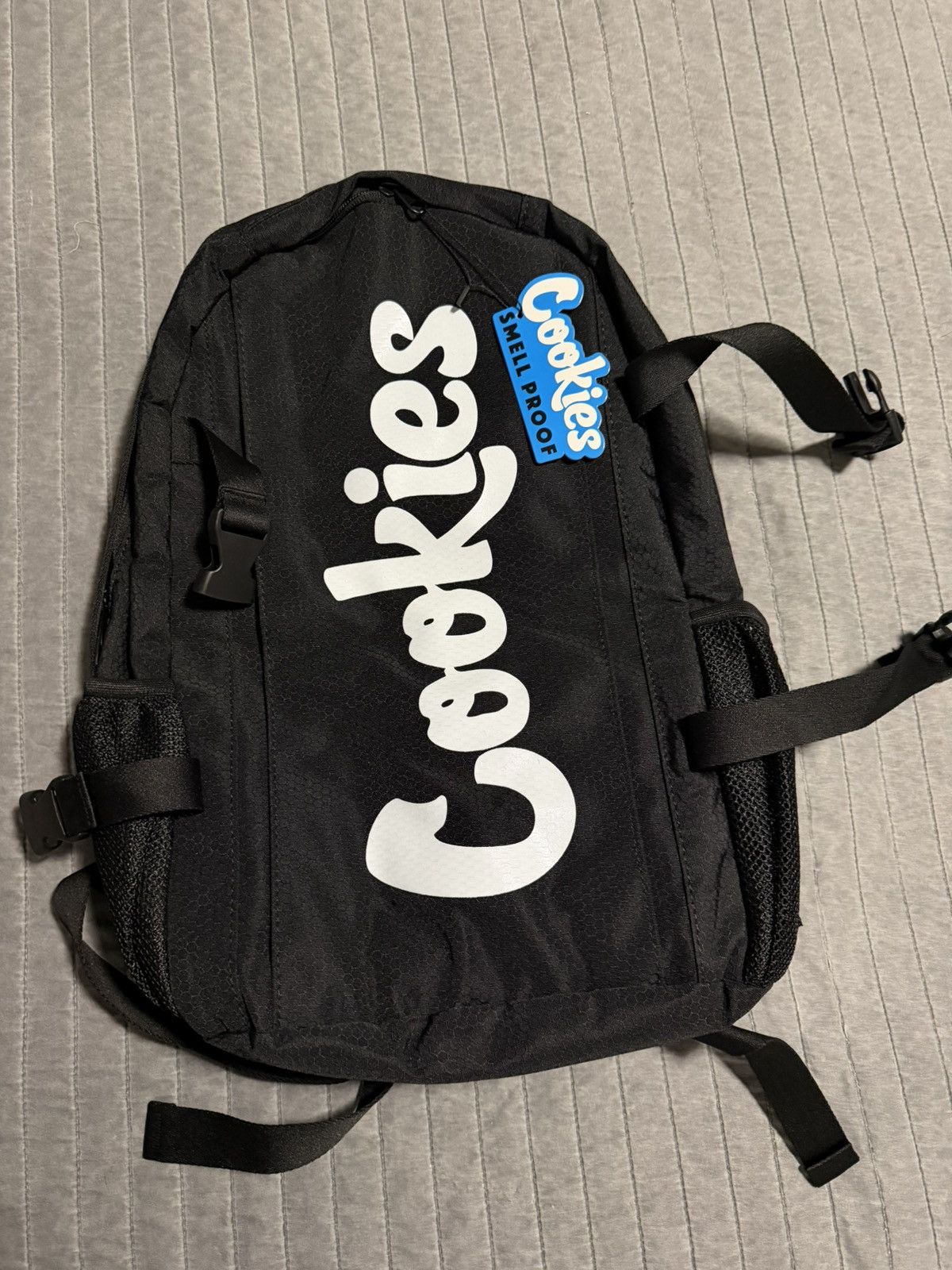 Cookies Smell Proof Black And White Backpack Brand NWT