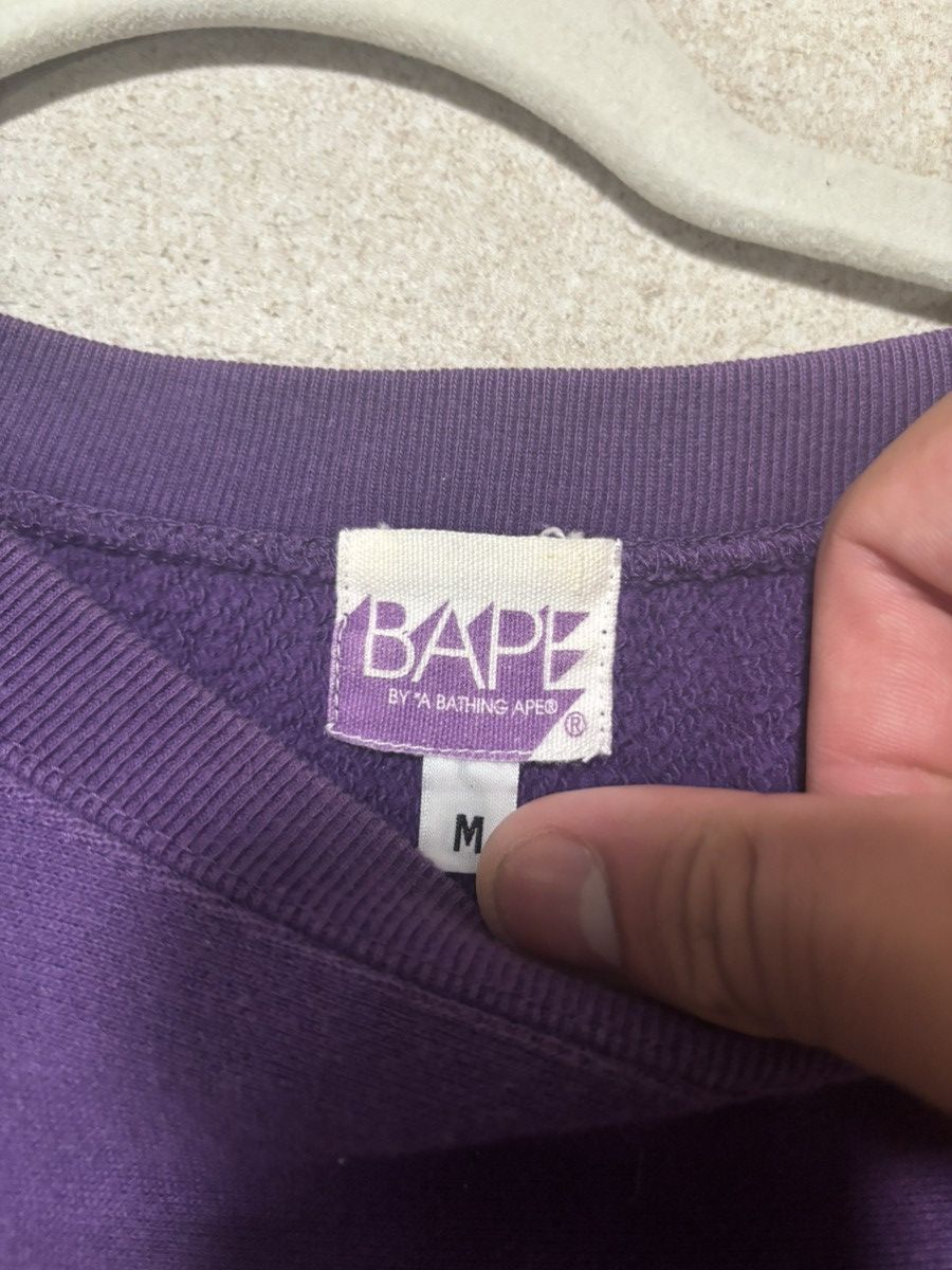 Bape Bape “kiss logo” crewneck Size US M / EU 48-50 / 2 - 3 Thumbnail