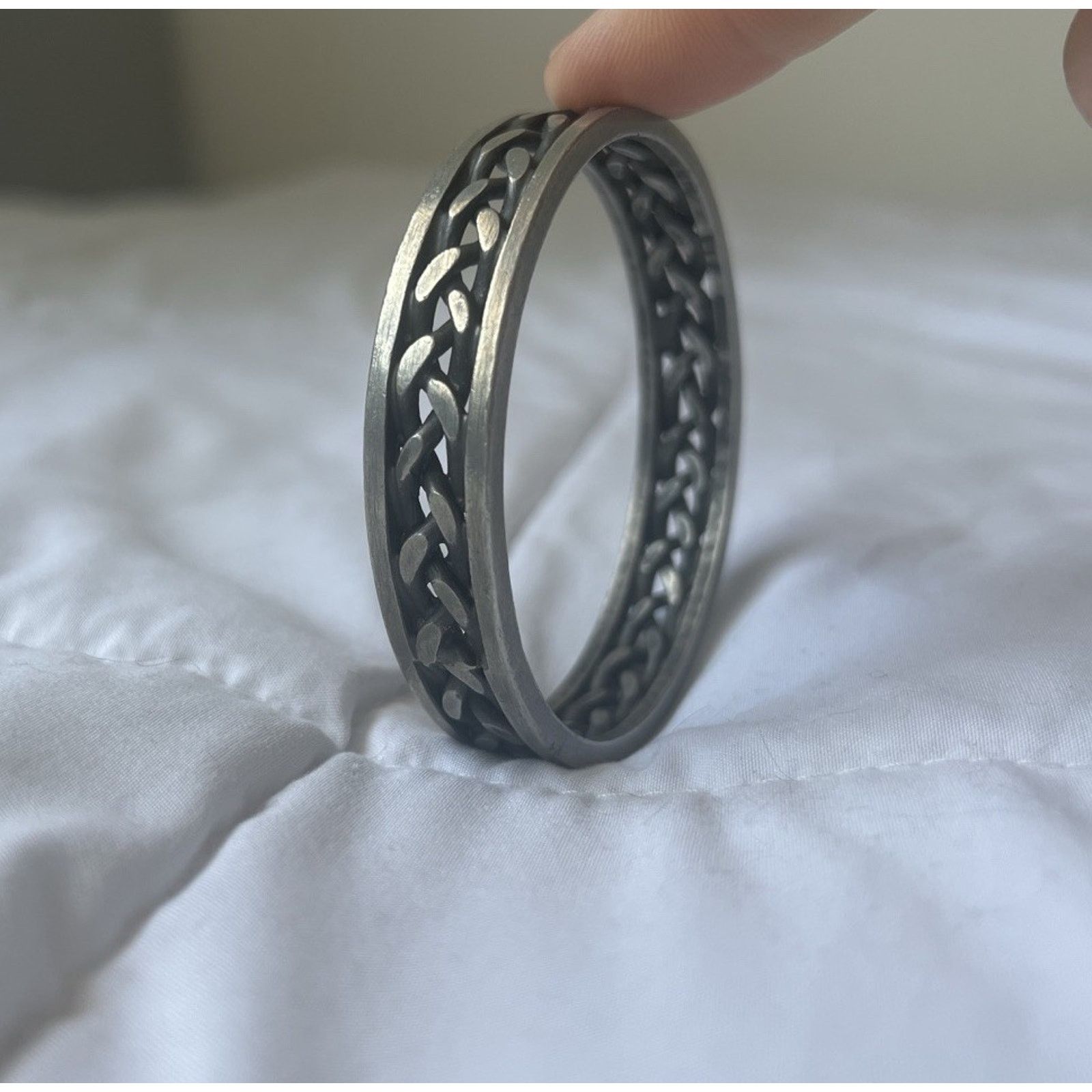 Other Vintage Jorgen Georg Jensen Pewter #211 Bracelet 7.5in 44g Size ONE SIZE - 3 Thumbnail