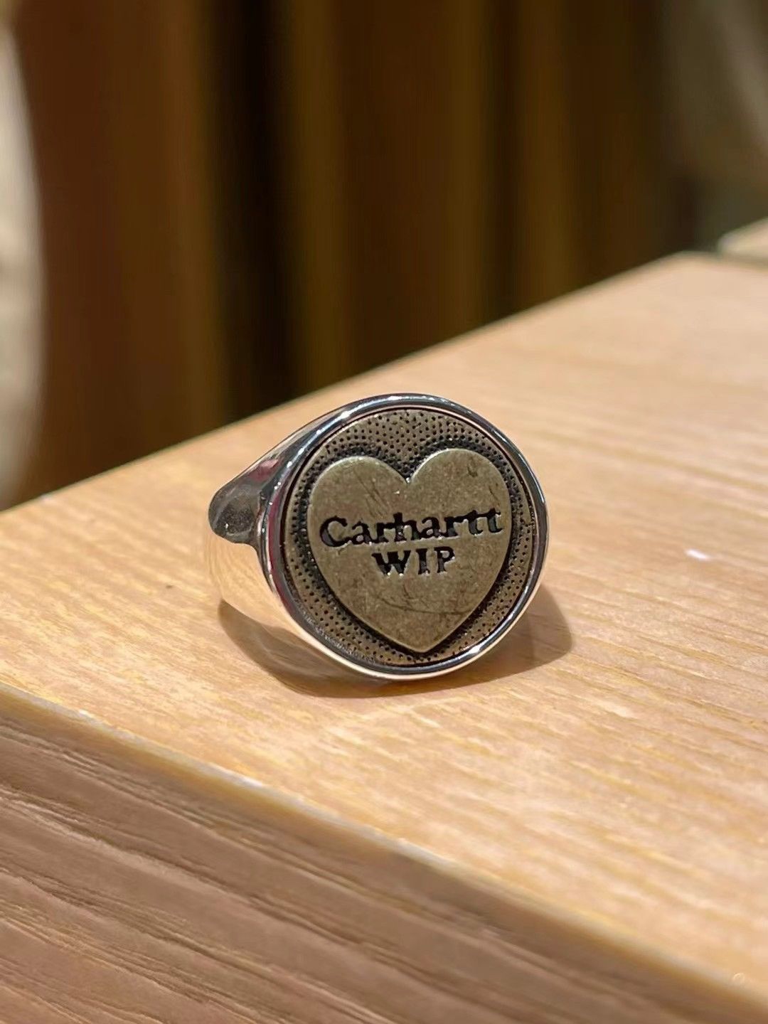 Carhartt Carhartt WIP Heart Ring 925 Silver Size ONE SIZE - 3 Thumbnail