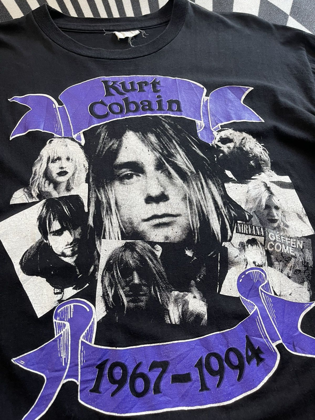 Nirvana Vintage Kurt Cobain 90s T Shirt XL Size US XL / EU 56 / 4 - 4 Thumbnail