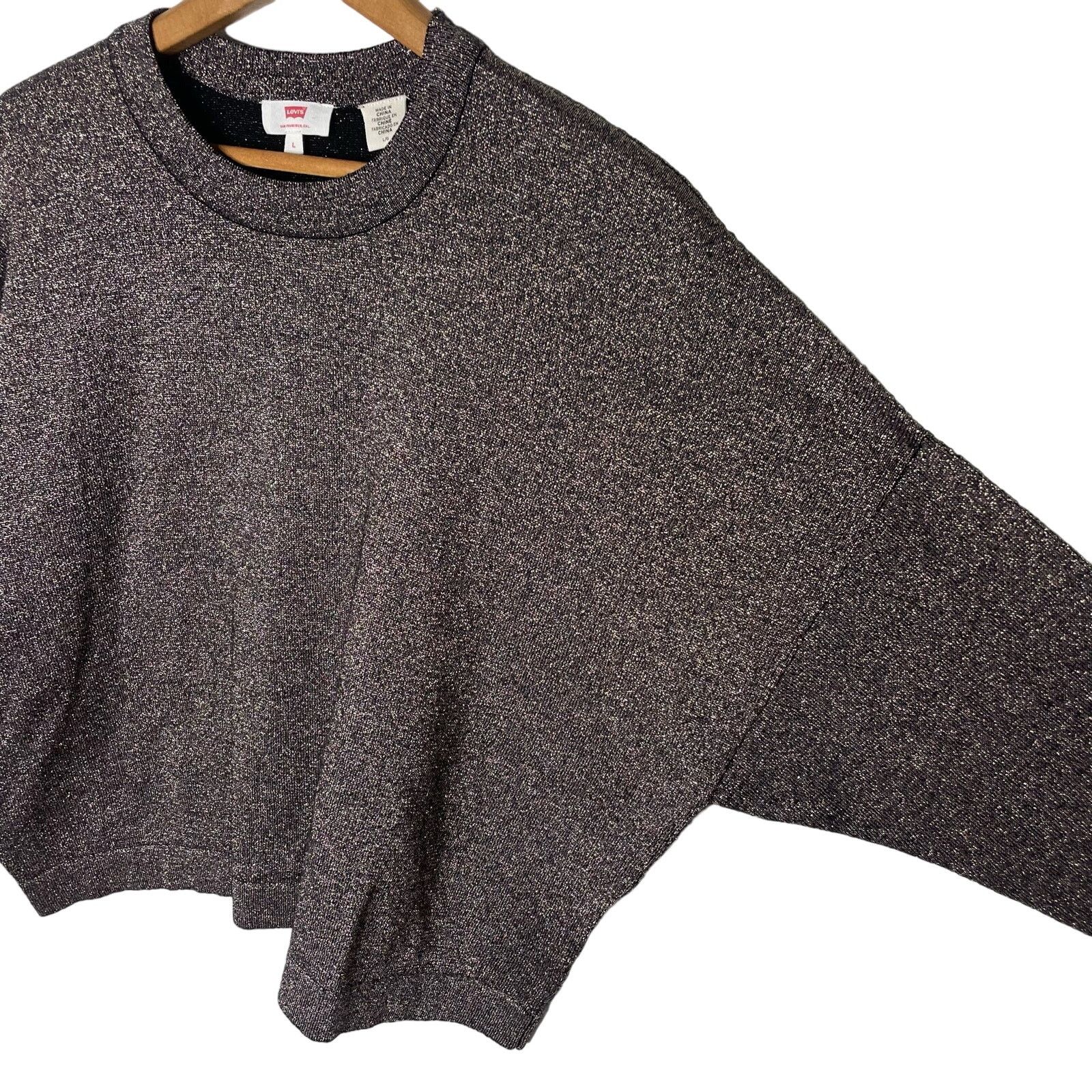 Levi's NWOT Levi's Metallic Sweater Size L / US 10 / IT 46 - 4 Thumbnail