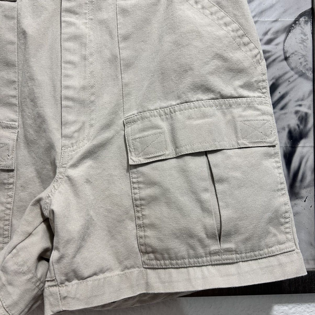 L.L. Bean × Vintage L.L. BEAN CARGO SHORTS VINTAGE 90’s Size US 33 - 3 Thumbnail