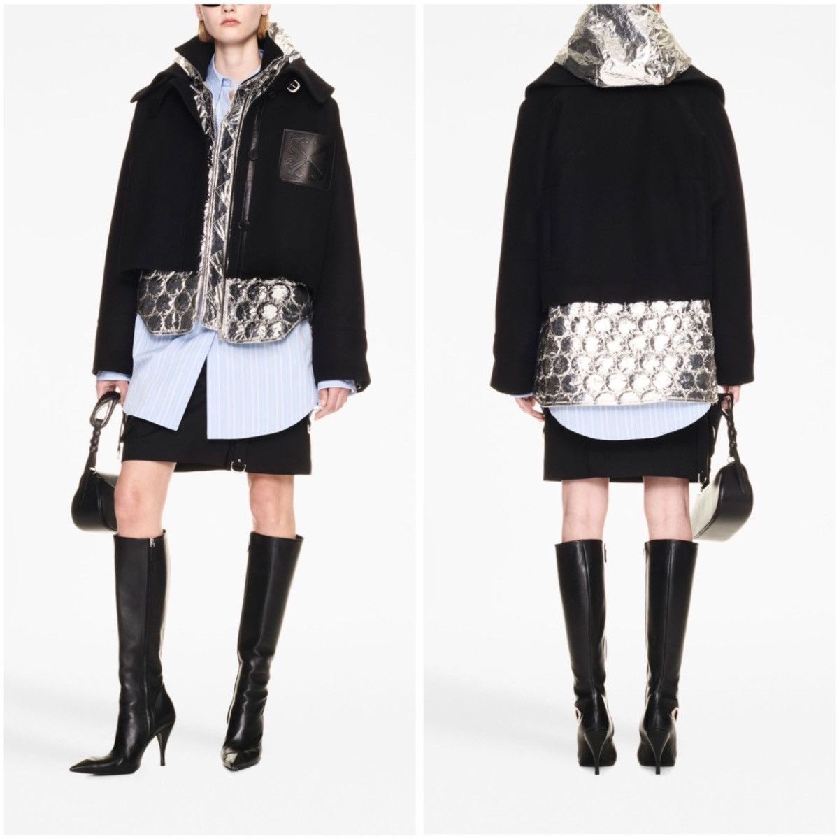 Off-White Off-White Arrows layered parka coat size 40/us size 4 Size S / US 4 / IT 40 - 2 Thumbnail