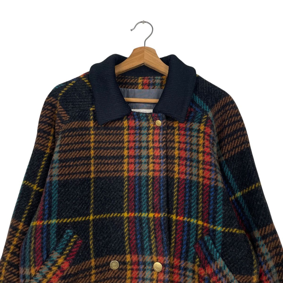 Valentino Vintage Valentino Garavani Tartan Wool Jacket Size XS / US 0-2 / IT 36-38 - 2 Thumbnail