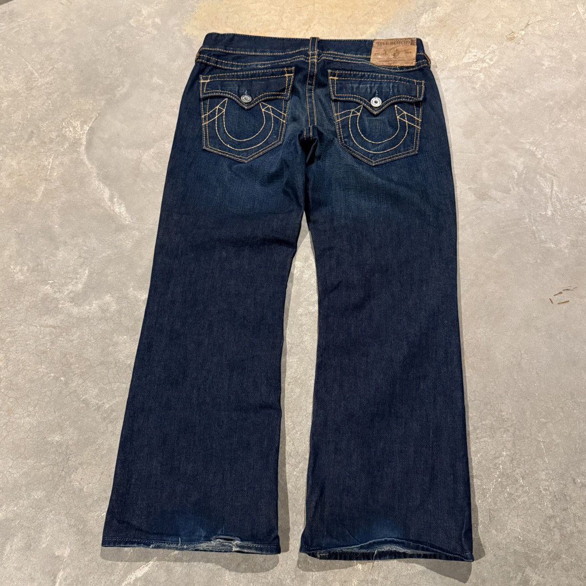 True Religion Vtg 2000s True Religion Billy Big T Distressed Bootcut Jeans Size US 36 / EU 52 - 2 Thumbnail