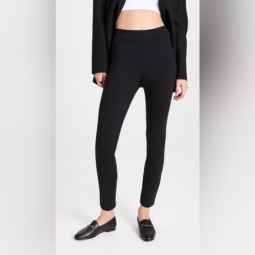 Spanx LIKE NEW SPANX Jean-ish Jet Black Ponte Jeggings Size S Size 27" / US 4 / IT 40 - 1 Thumbnail