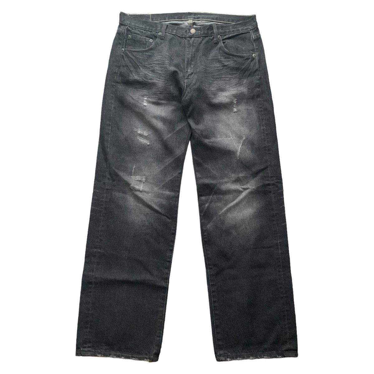 Neighborhood Neighborhood Basic Straight Distressed Denim Size US 36 / EU 52 - 1 Thumbnail