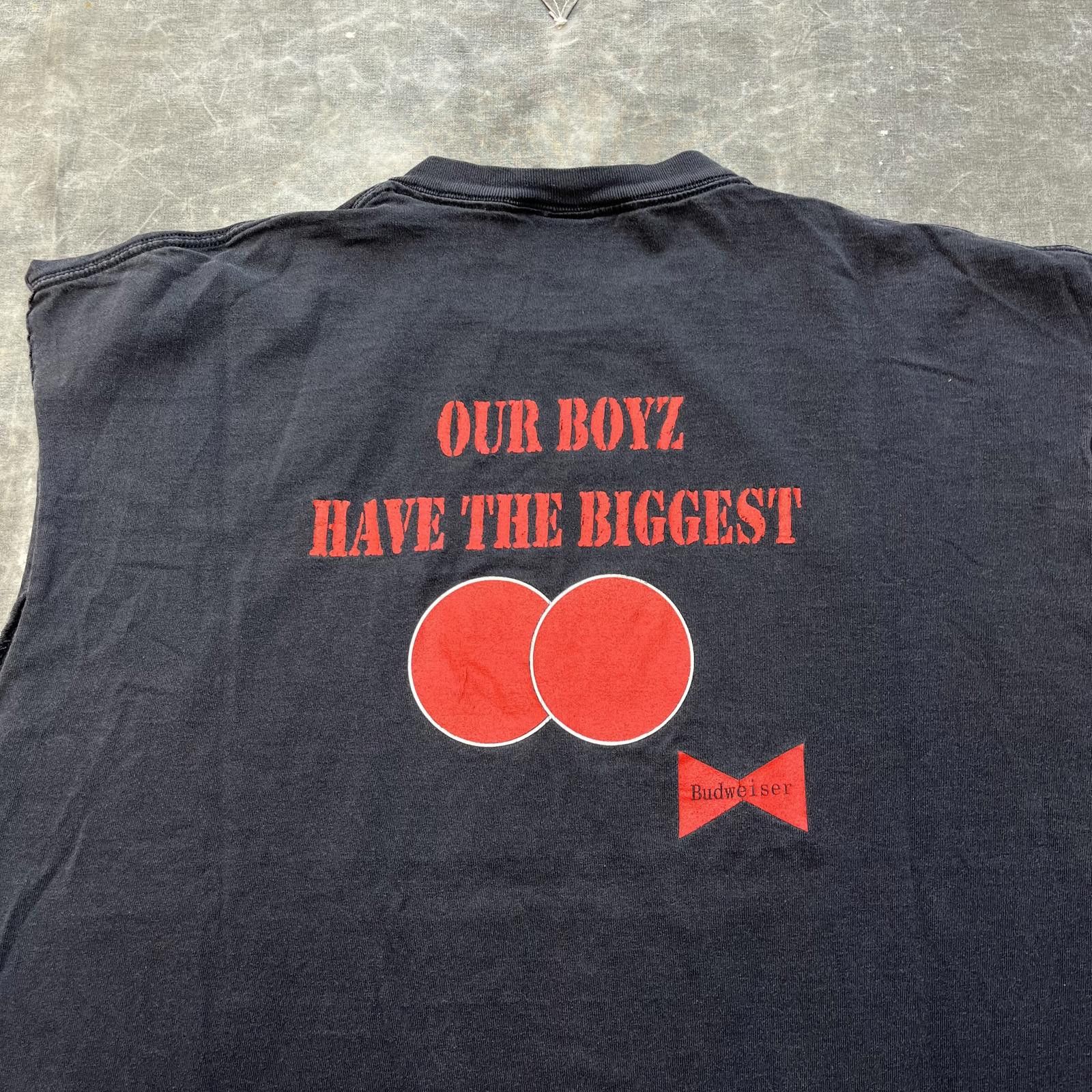 Vintage × WWE Rare Vintage Raw Squad WWE Wrestling Budweiser Joke Shirt Size US XXL / EU 58 / 5 - 5 Thumbnail