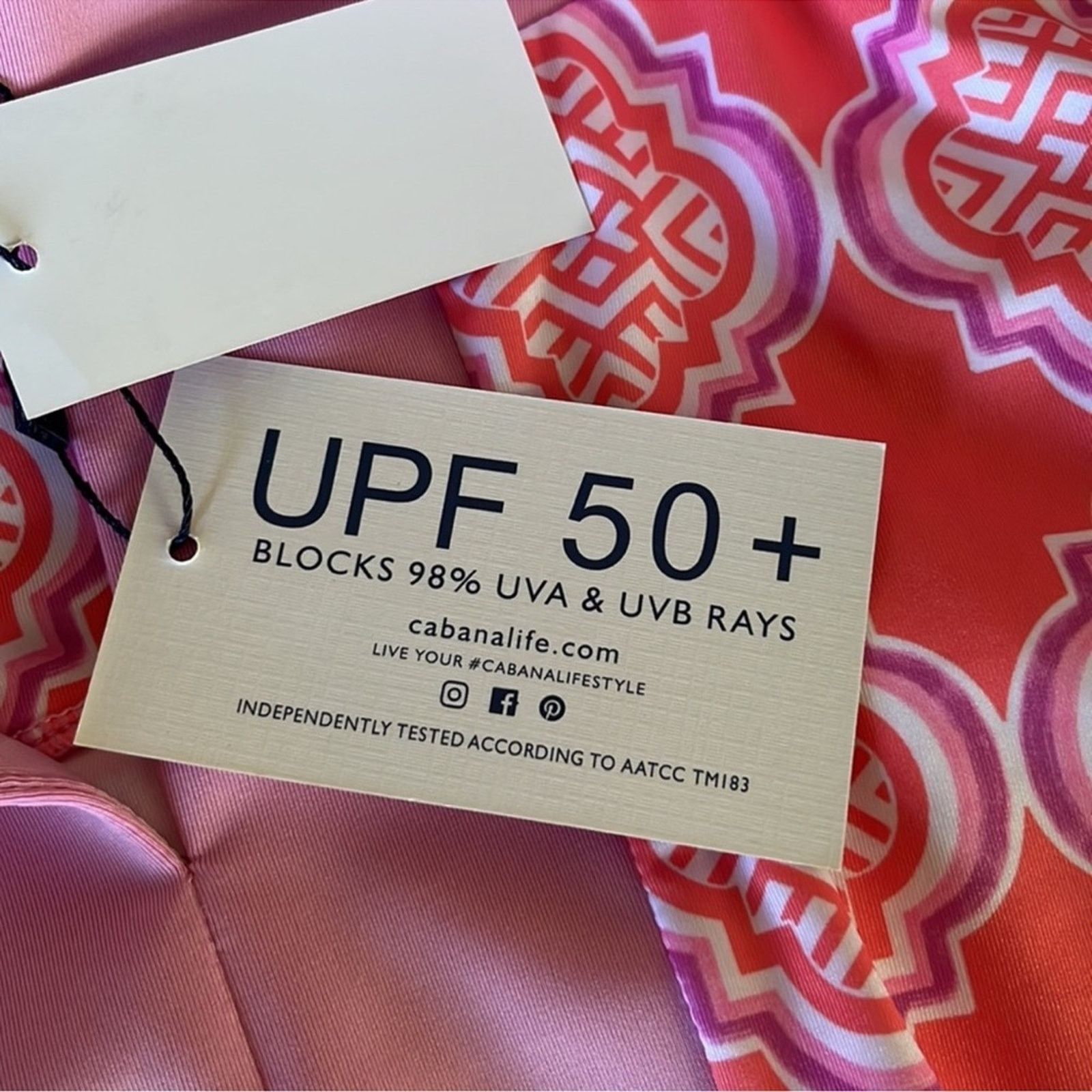CABANE de ZUCCa Cabana Life Tunic Cover-Up Dress - UPF‎ 50+, Long Sleeve Size XL / US 12-14 / IT 48-50 - 6 Thumbnail