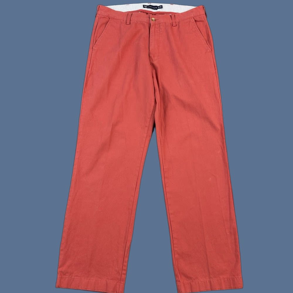 Vintage Southern Marsh Pants Mens 32x32 Coral Flat Front Chino Preppy Casual Chino Pants Mens 32 Coral Red Regular Straight USA Logo Polo Size US 32 / EU 48 - 1 Thumbnail