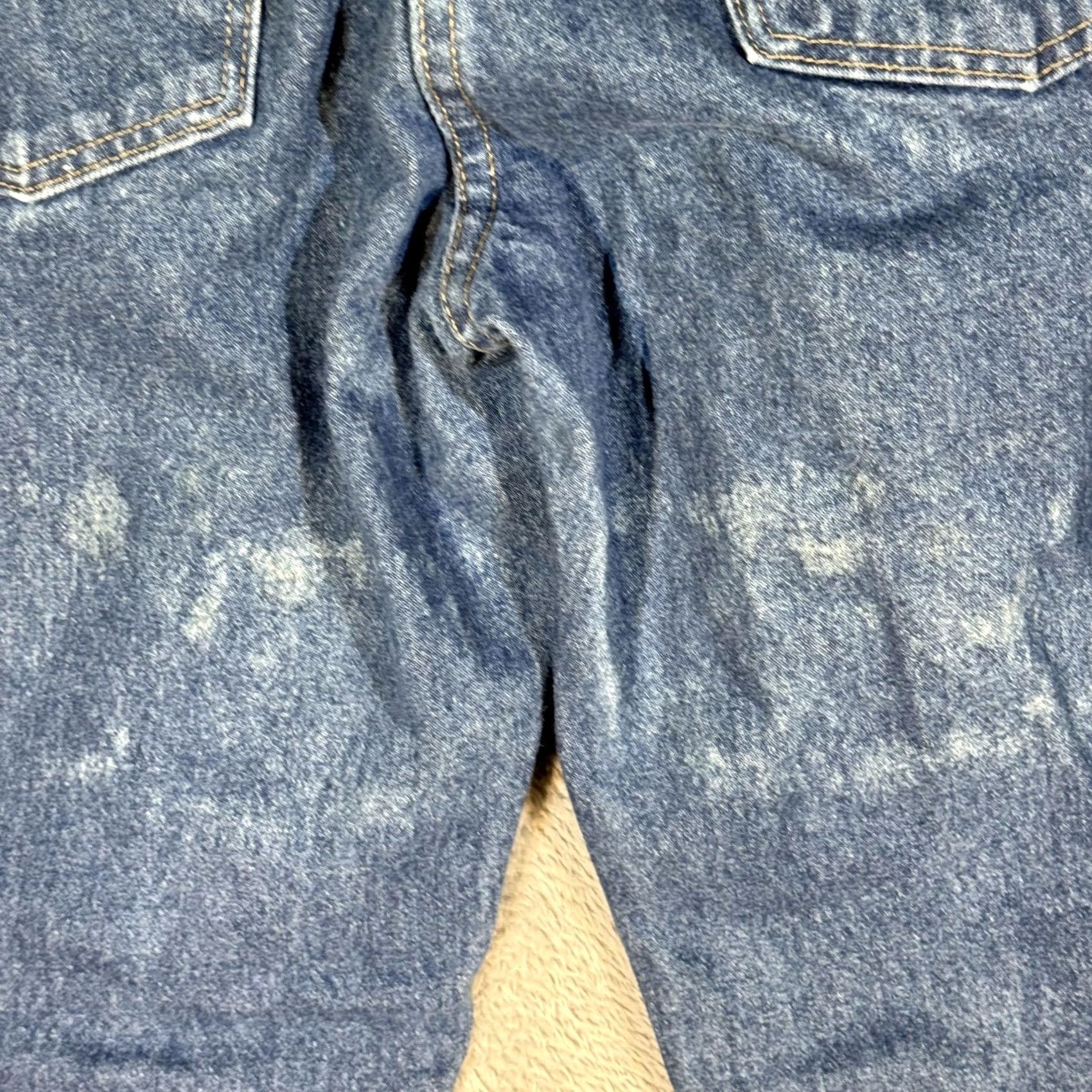 Dickies Dickies Jeans Mens 32x30 Blue Straight Fit Denim Workwear Cotton Mid Rise Regular Modern USA Theme Mens Size US 32 / EU 48 - 3 Thumbnail