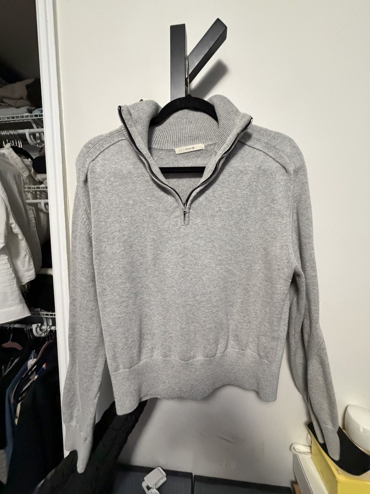 Vuja De The Frank Structured Half-Zip Knit Size US S / EU 44-46 / 1 - 7 Thumbnail