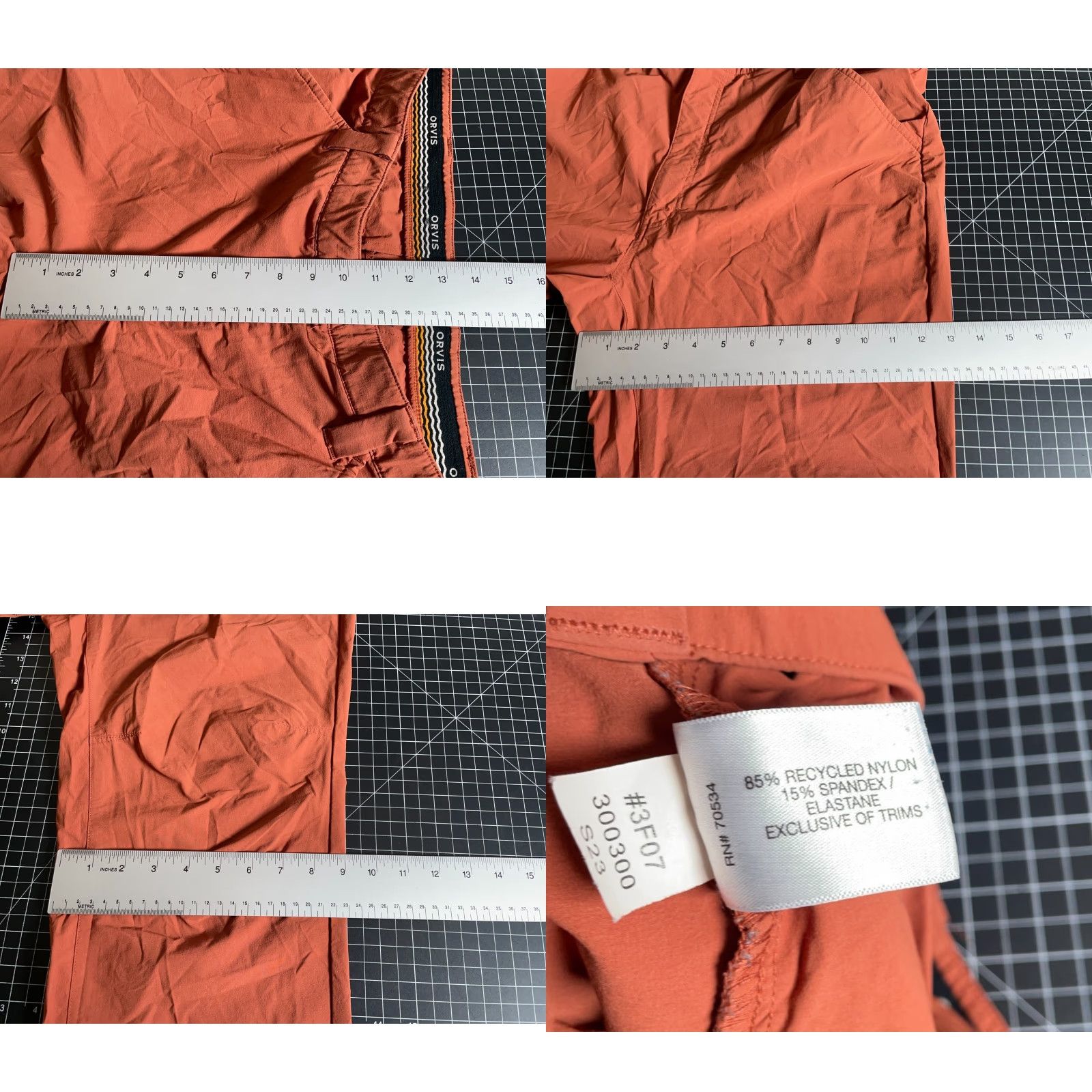 Orvis Orvis Pants Men 38 x 31 Nylon Spandex Burnt Orange Chino Outdoor Lightweight Stretch Straight Converse?. Size US 38 / EU 54 - 8 Thumbnail