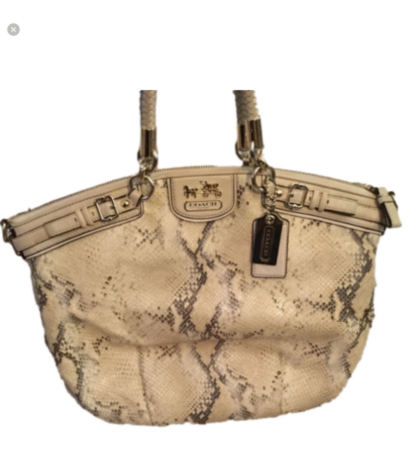 Coach Coach Madison Lindsey vintage python leather snakeskin purse Size ONE SIZE - 2 Thumbnail