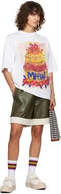 Marni o1h1sh11224 Birthday Cake T-Shirt in White/Multi Size US XXL / EU 58 / 5 - 3 Thumbnail