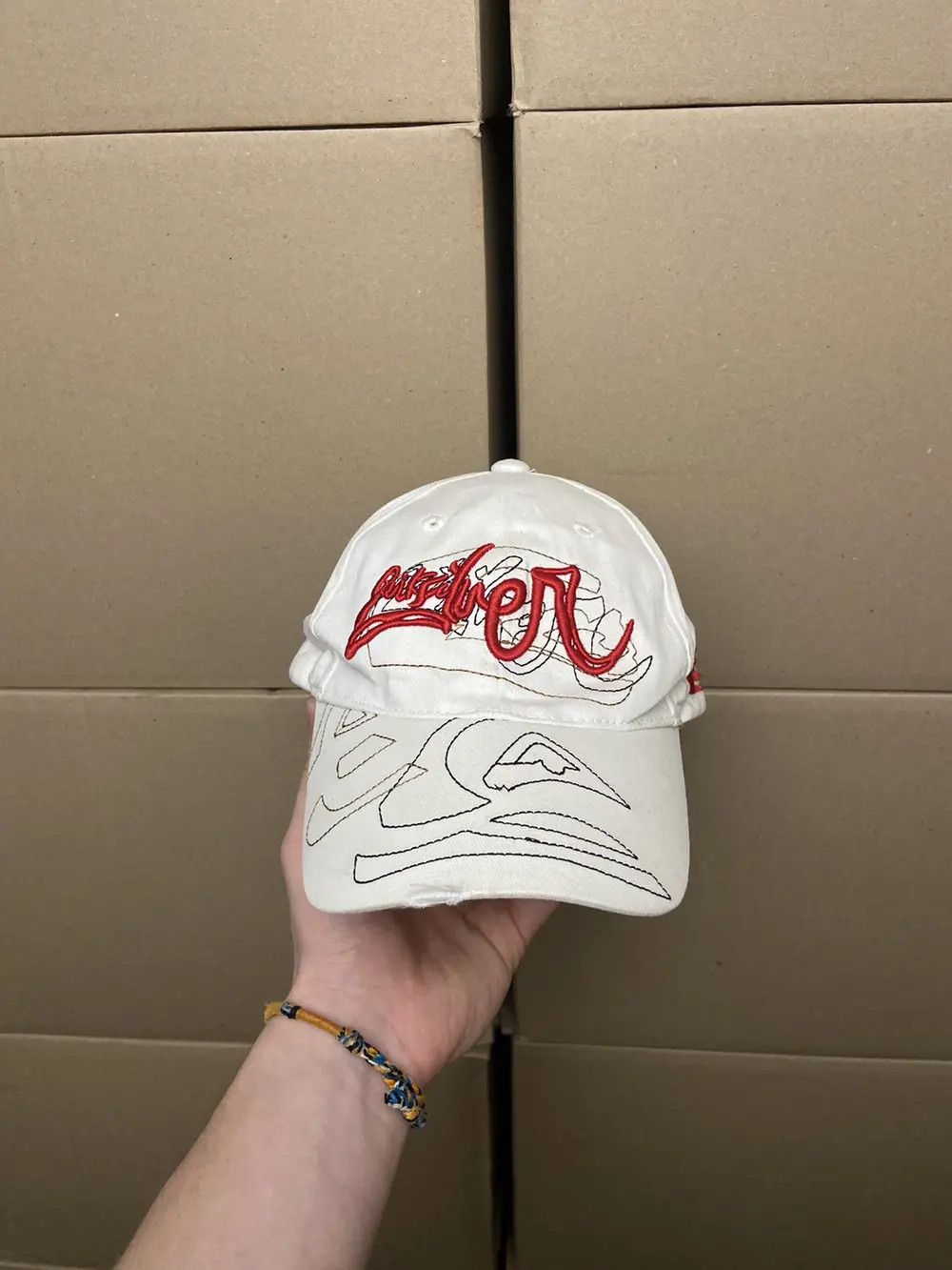 Quiksilver CRAZY VINTAGE QUIKSILVER Y2K CAP HAT SURF SKATE STREETWEAR Size ONE SIZE - 6 Thumbnail