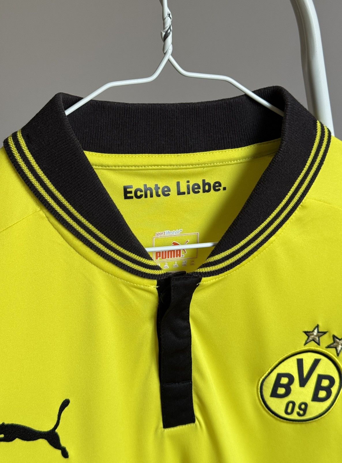 Vintage Borussia Dortmund Puma Home Shirt Jersey 2012 2013 football Size US XXL / EU 58 / 5 - 3 Thumbnail