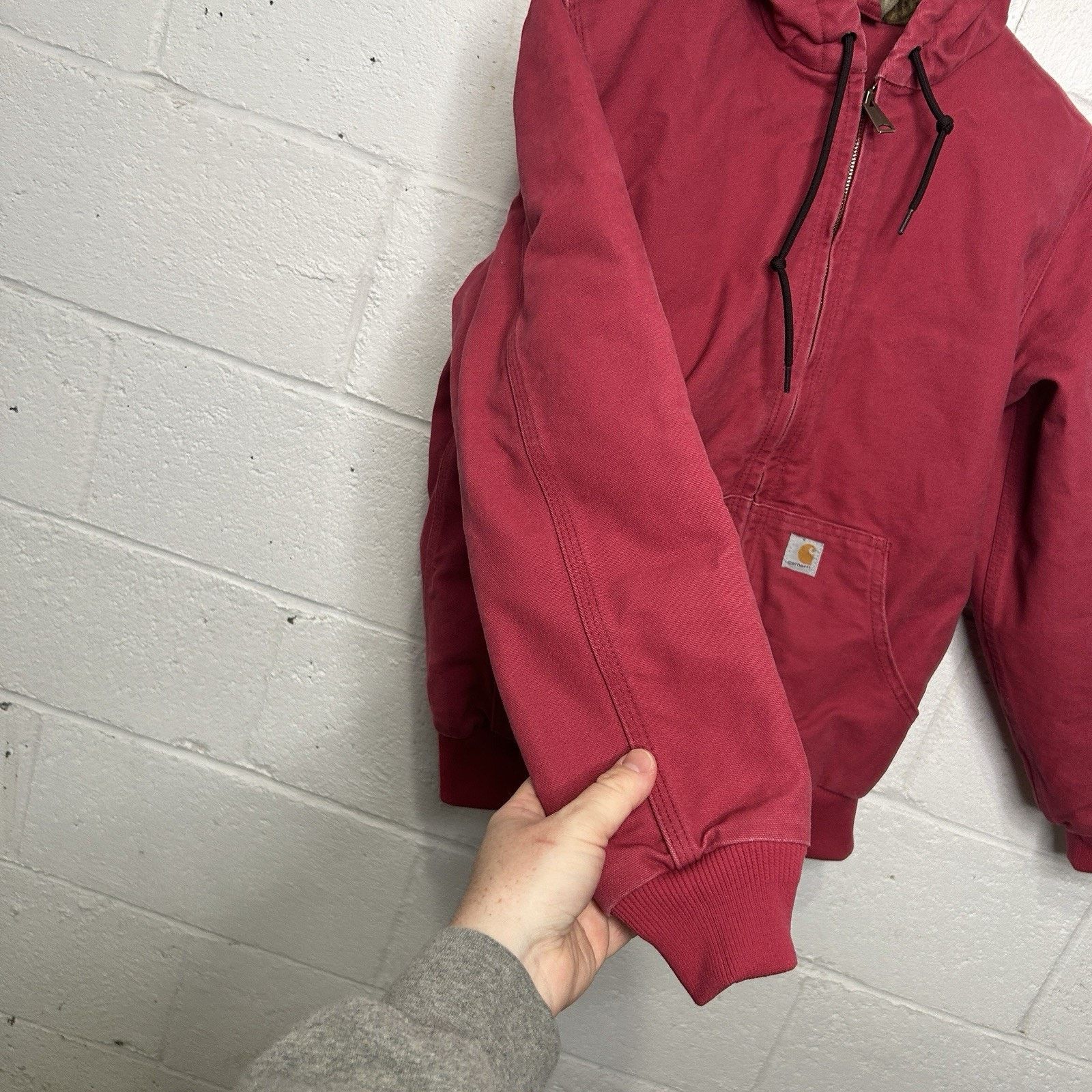 Carhartt Carhartt Quilted Camo-Lined Hooded Active Jacket “Crabapple” Size S / US 4 / IT 40 - 8 Thumbnail