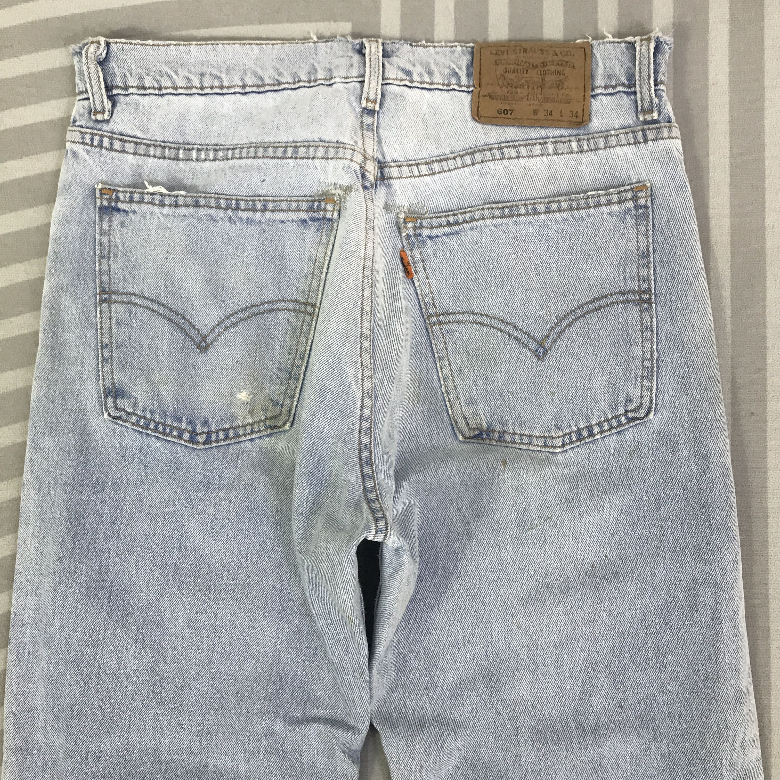 Levi's Vintage Clothing Vintage Levis light Wash Denim Jeans Pants K130B22 Size US 32 / EU 48 - 5 Thumbnail