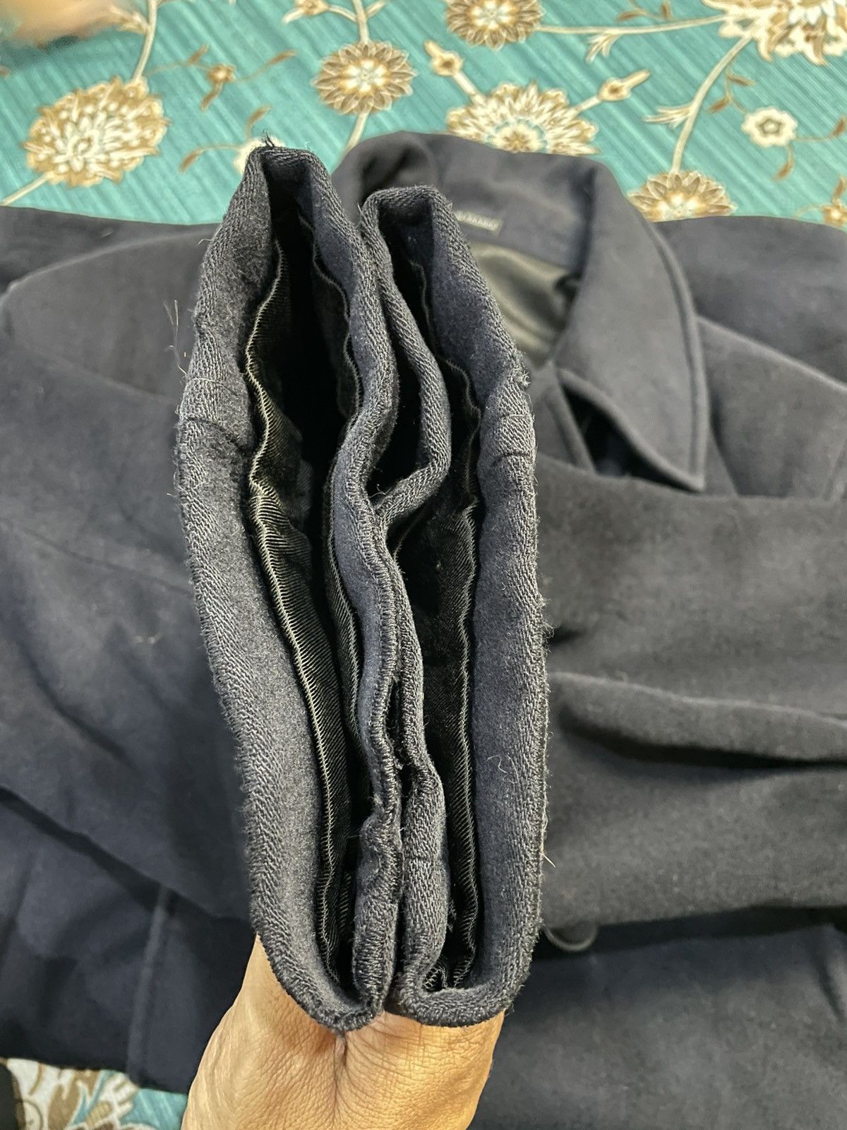 agnes b. Agnes B. Homme Double Breasted Wool/Cashmere Long Coat Size US L / EU 52-54 / 3 - 5 Thumbnail