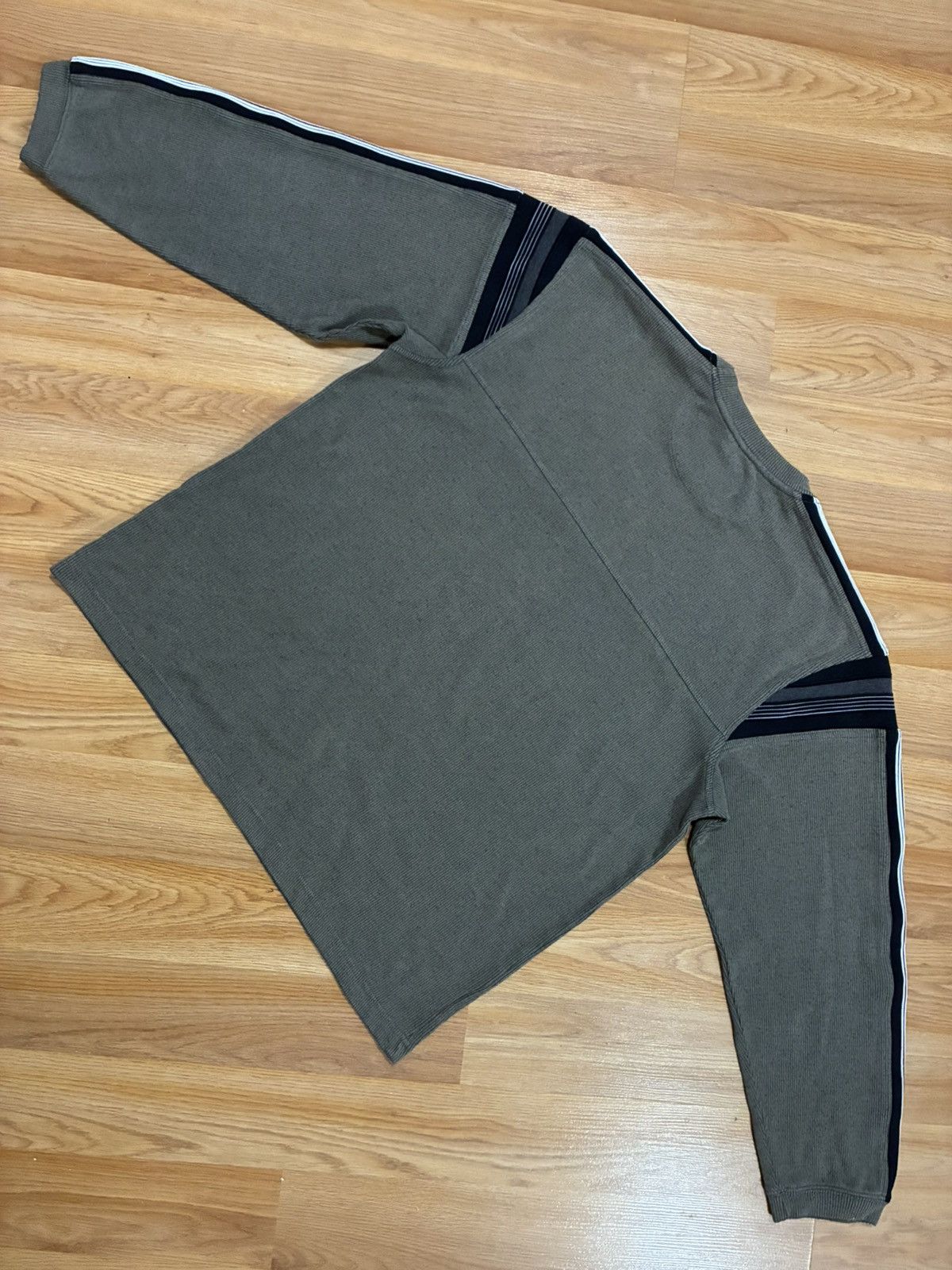 Point Zero Sz L Xtreme Gear Ribbed Crewneck Long Sleeve Shirt Fleece XG Size US L / EU 52-54 / 3 - 3 Thumbnail