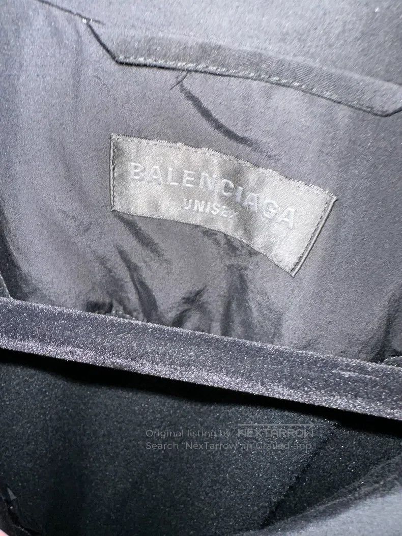 Balenciaga Balenciaga Arm gradient text fleece zipper nylon jacket Size US XS / EU 42 / 0 - 5 Thumbnail