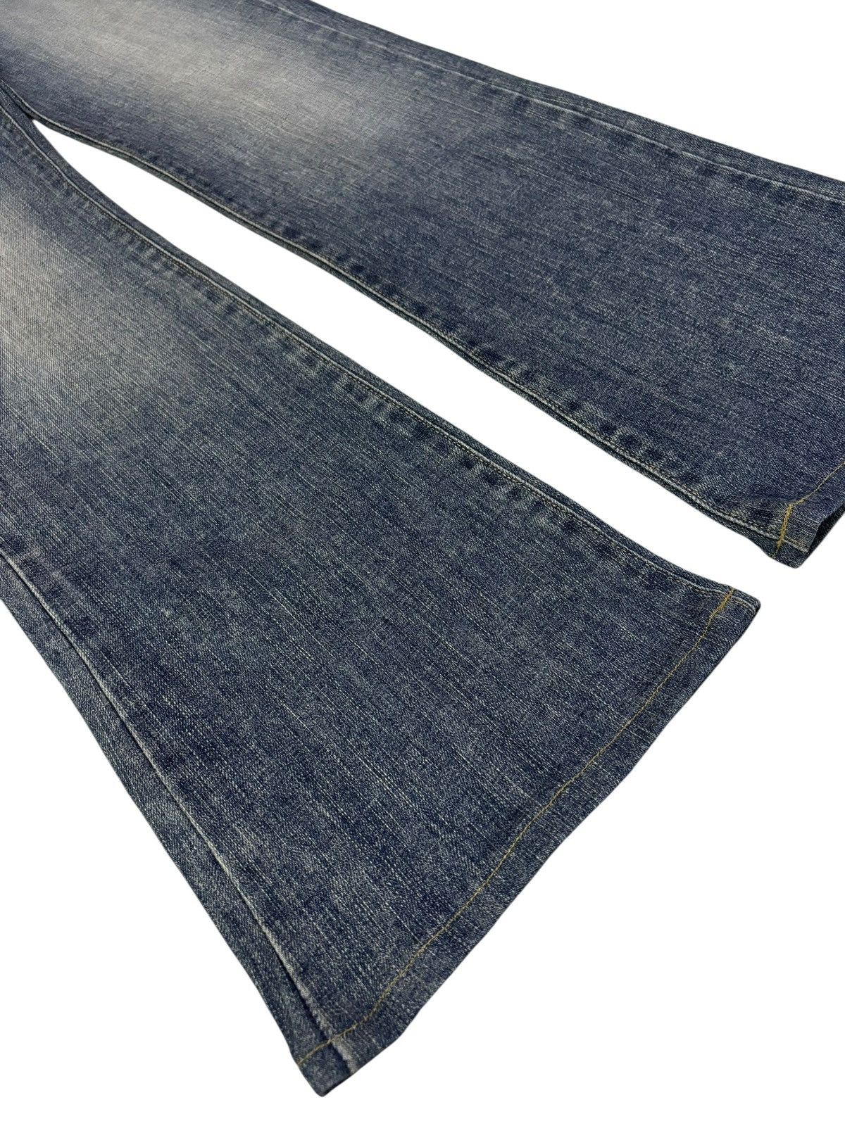 Japanese Brand Vtg Y2k SQJ by Bobson Japan Flared Jeans Size US 32 / EU 48 - 3 Thumbnail